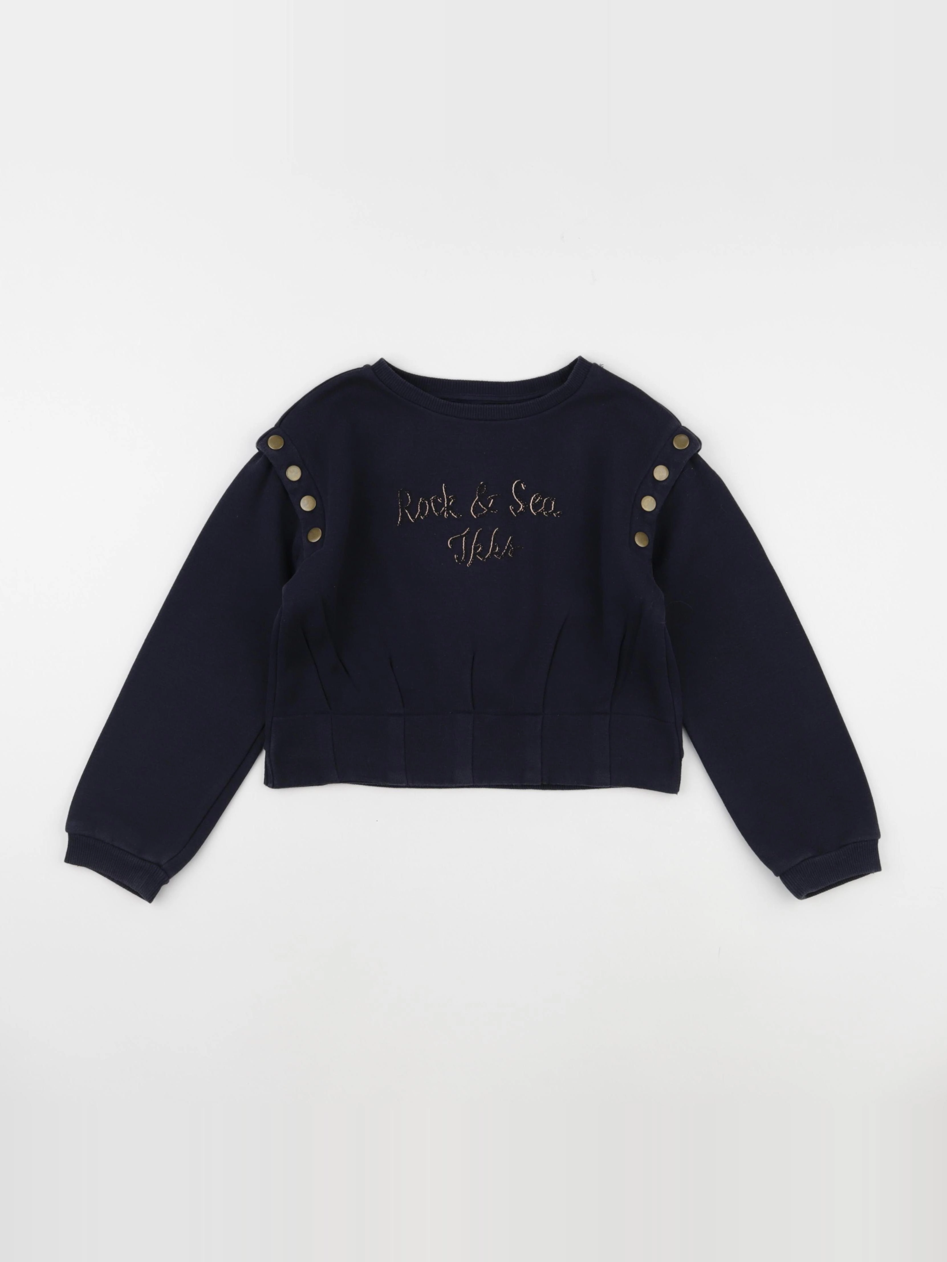 IKKS - sweat court noir - 8 ans