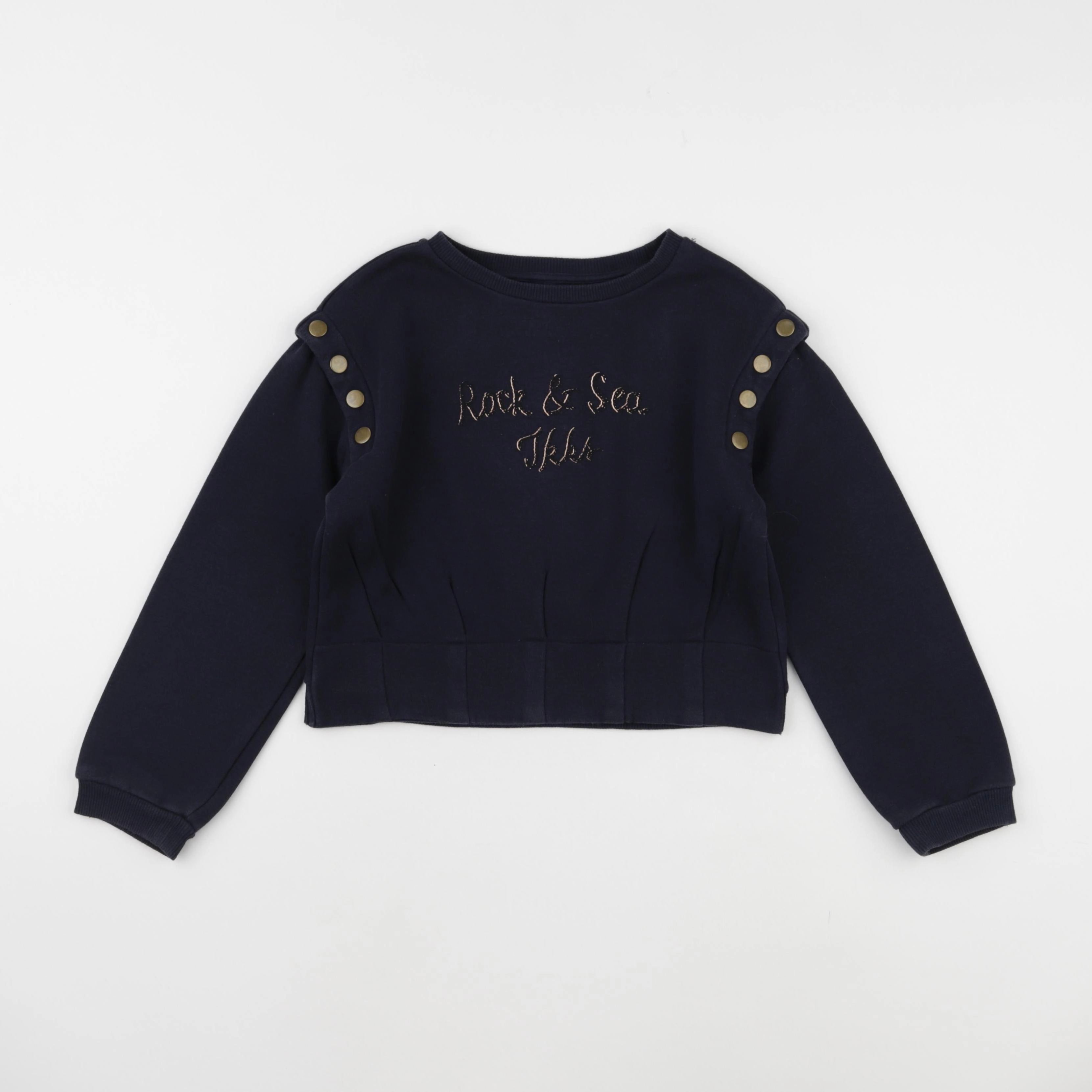 IKKS - sweat court noir - 8 ans