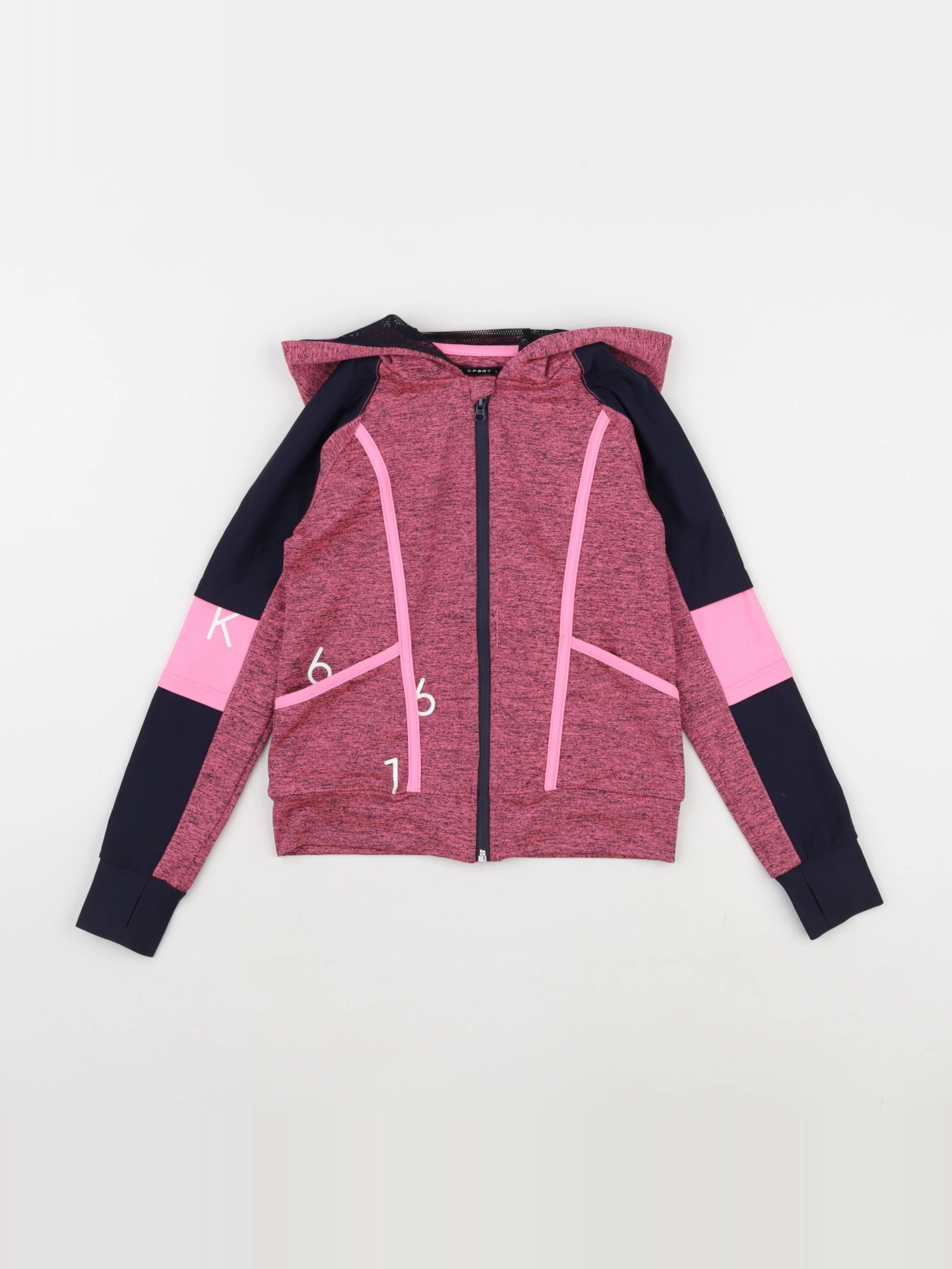 IKKS - sweat rose - 6 ans