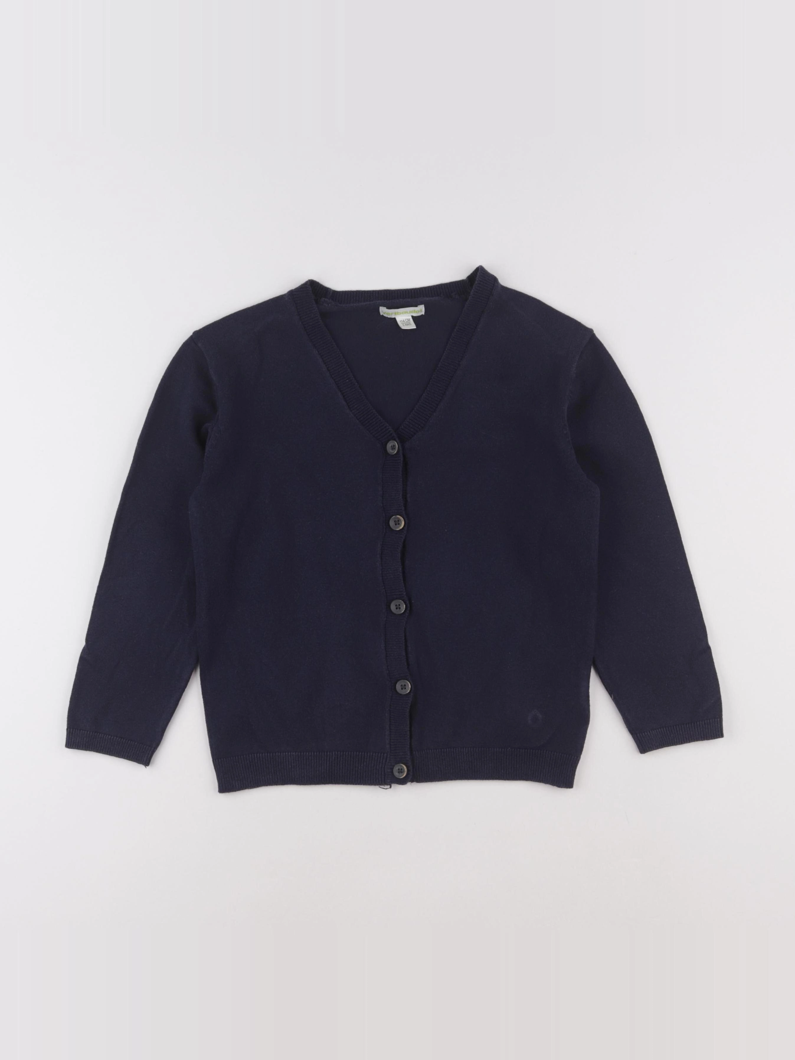 Vertbaudet - gilet bleu - 6 ans