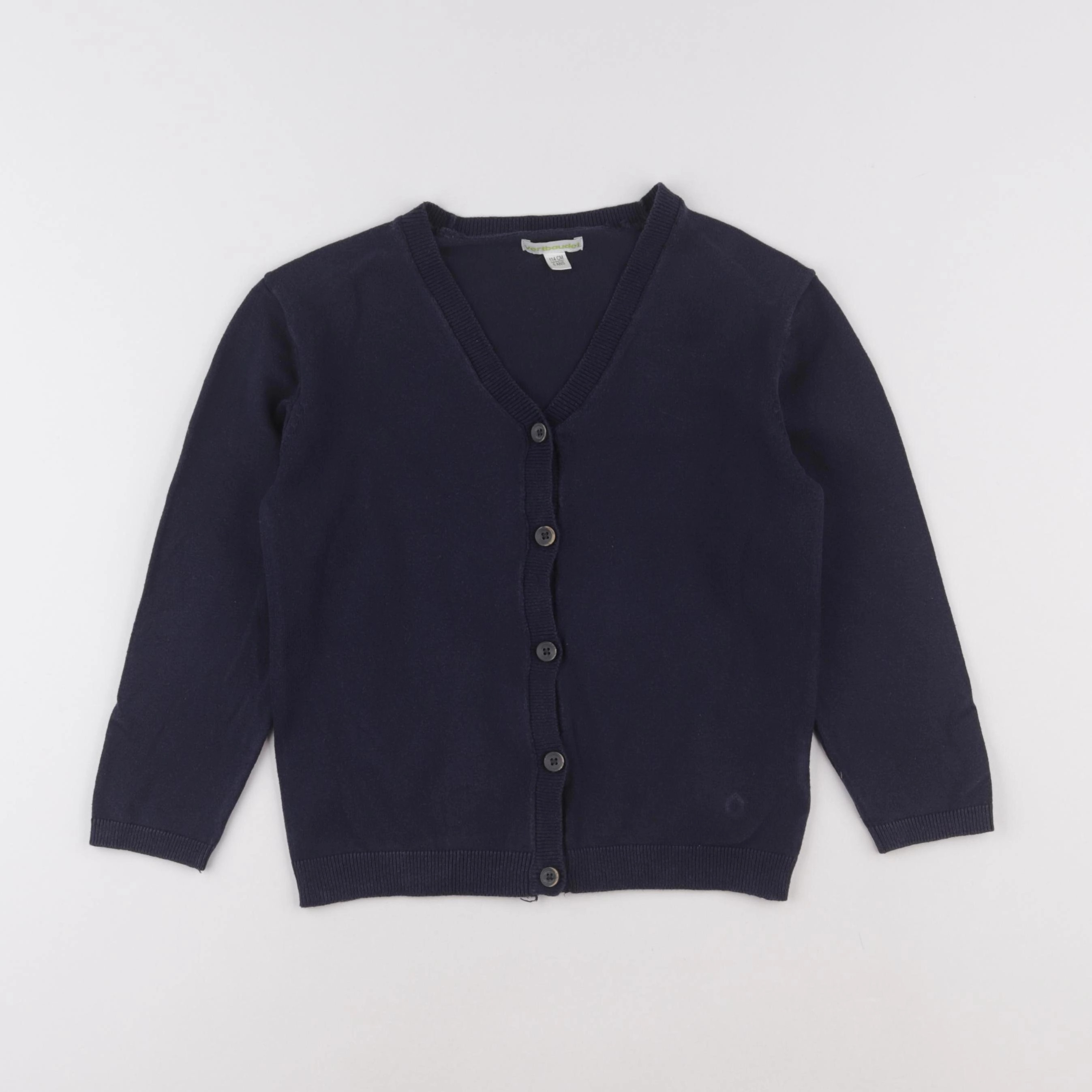 Vertbaudet - gilet bleu - 6 ans