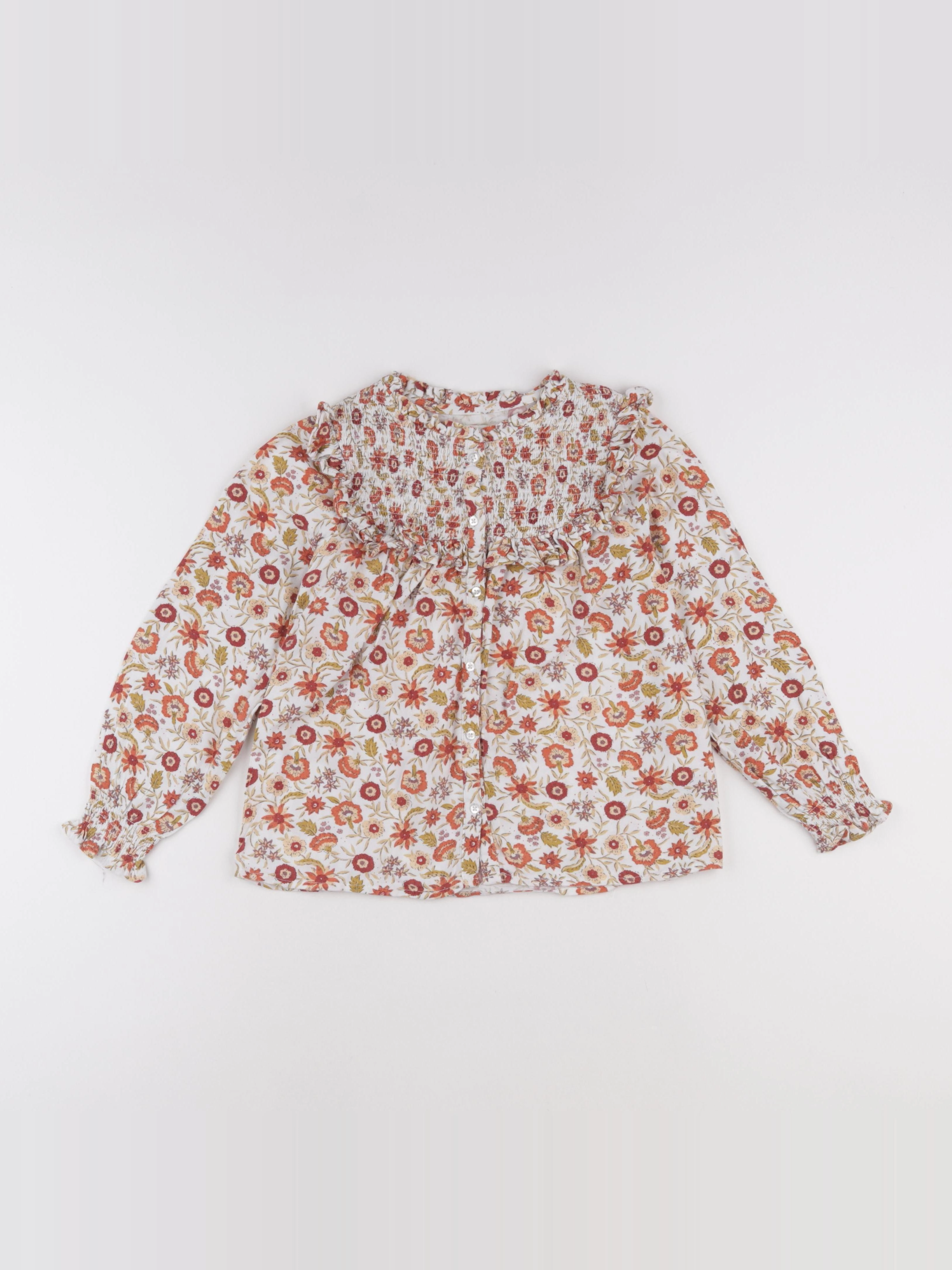 Vertbaudet - chemise multicolore - 8 ans