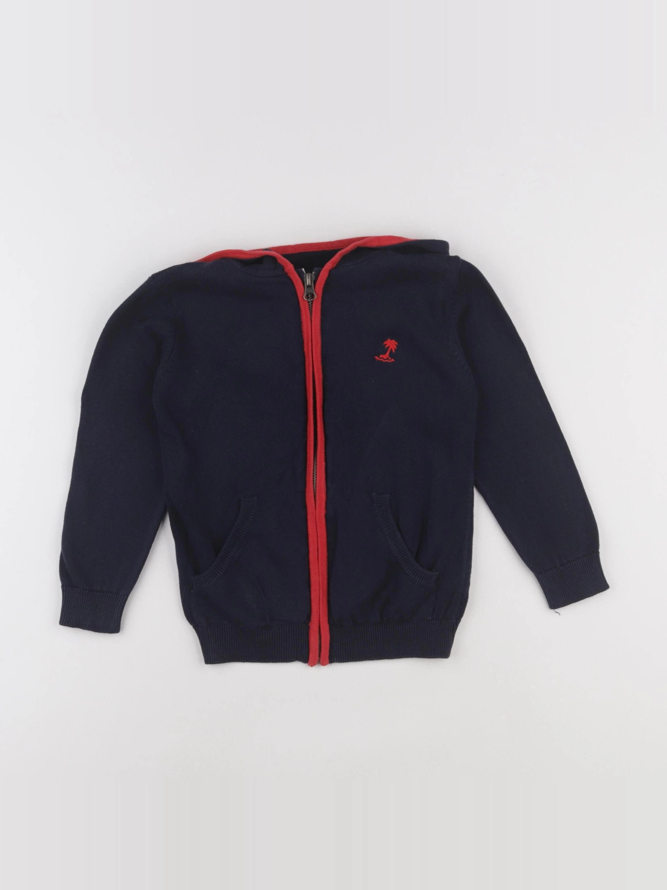 Vertbaudet - gilet bleu - 6 ans