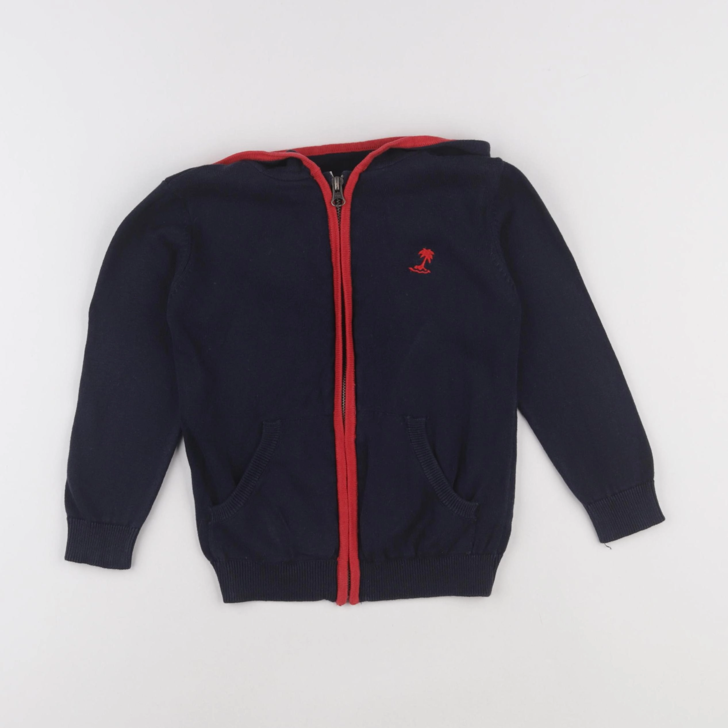Vertbaudet - gilet bleu - 6 ans