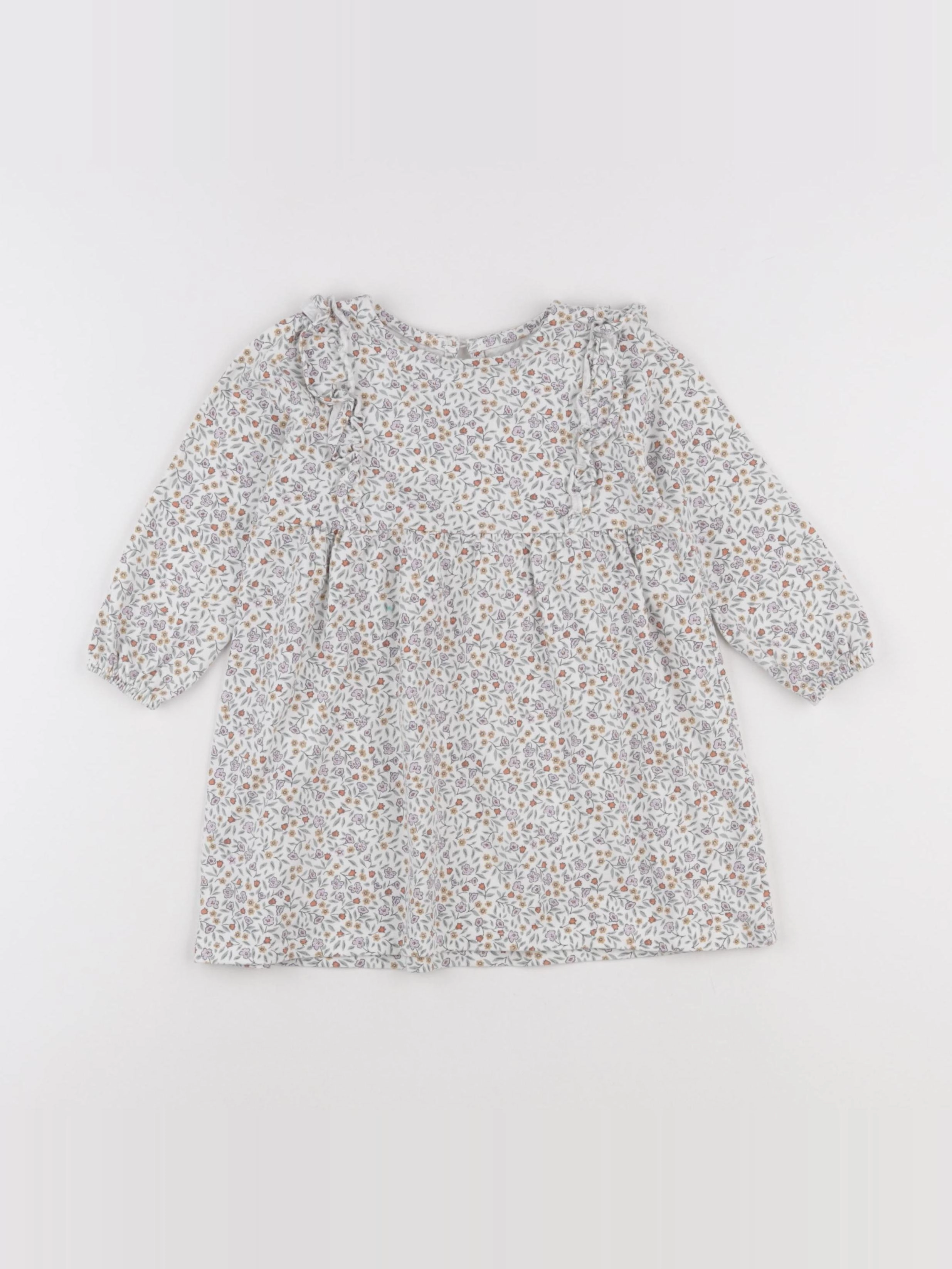 Vertbaudet - robe multicolore - 2 ans