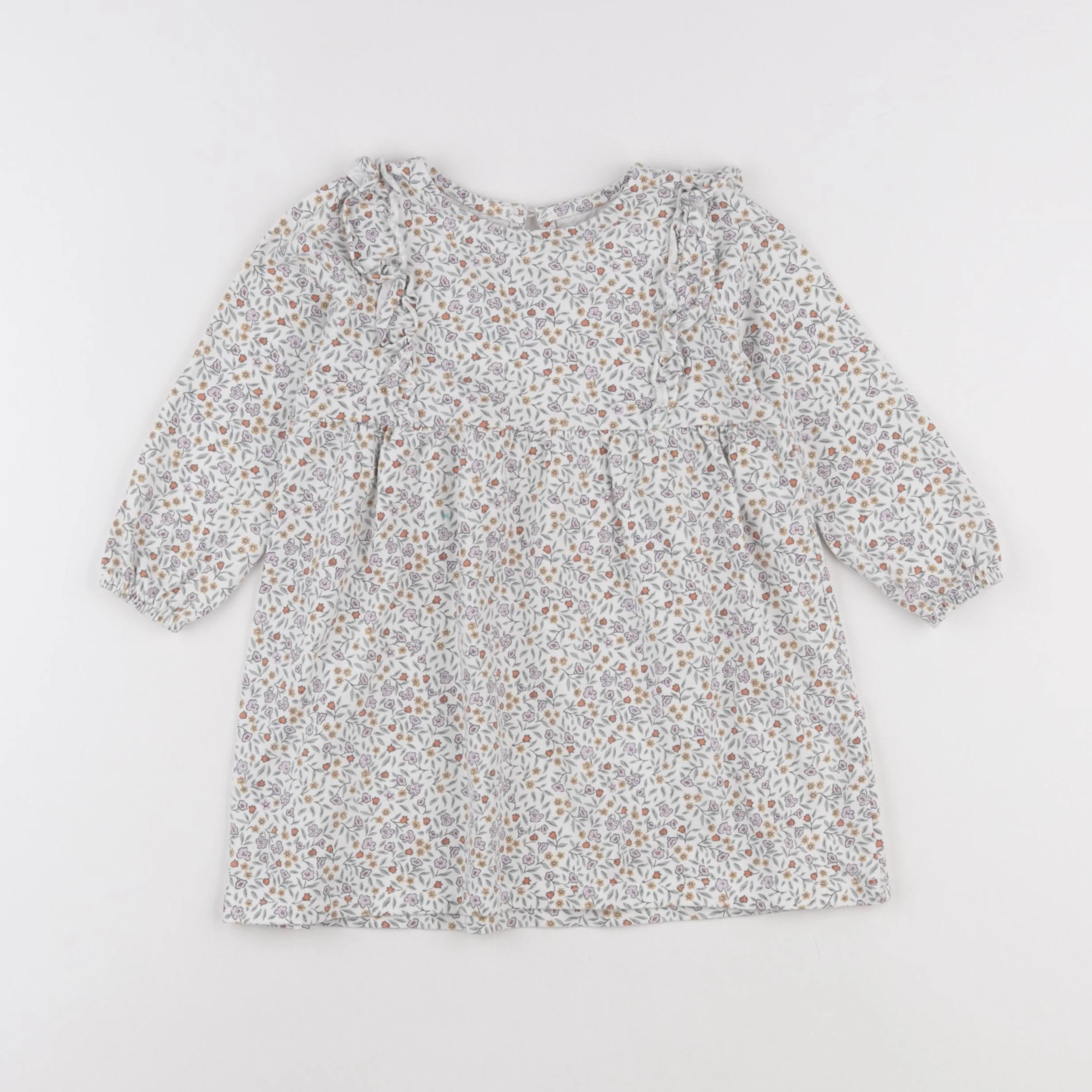 Vertbaudet - robe multicolore - 2 ans