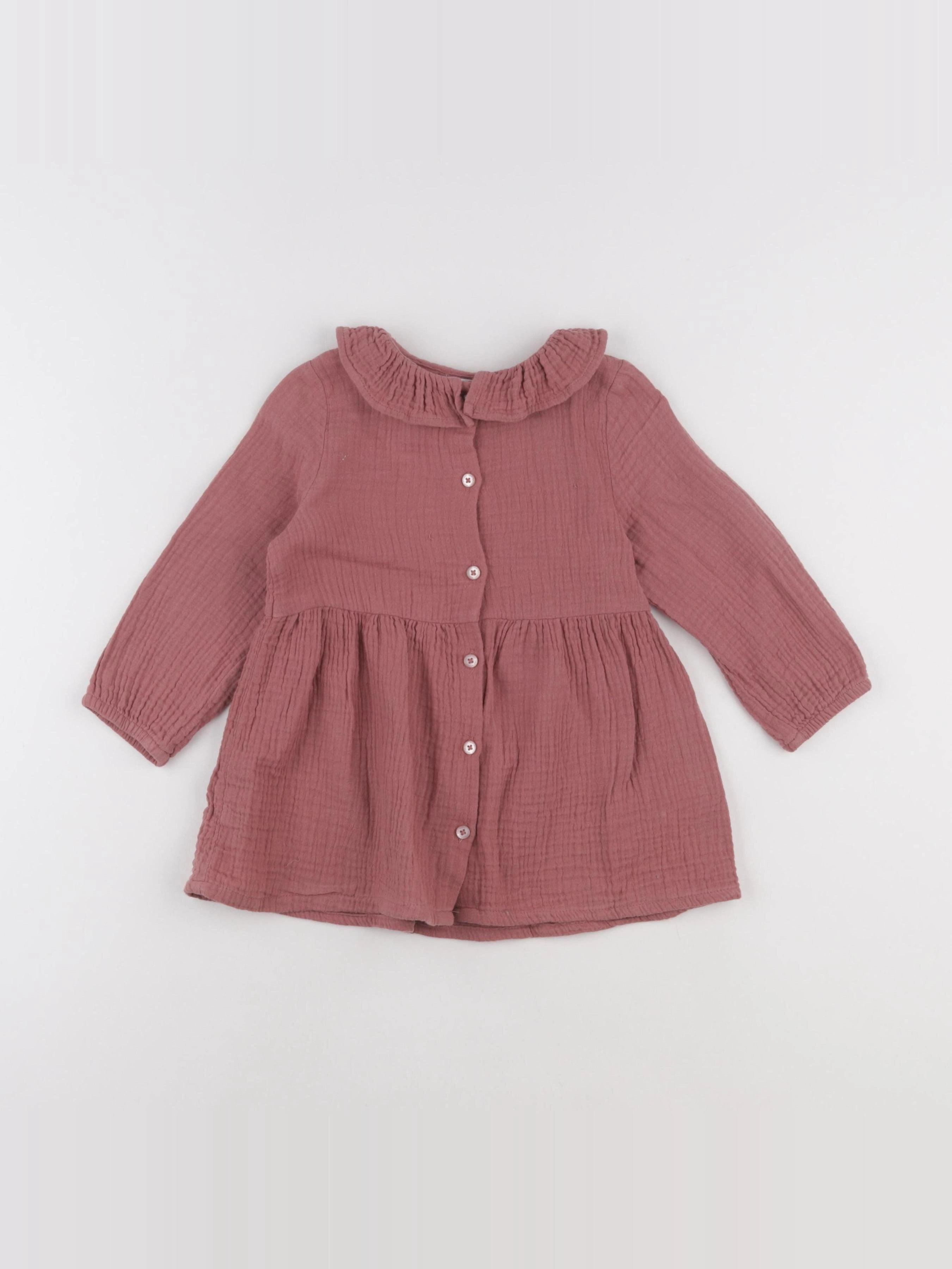 Vertbaudet - robe rose - 2 ans