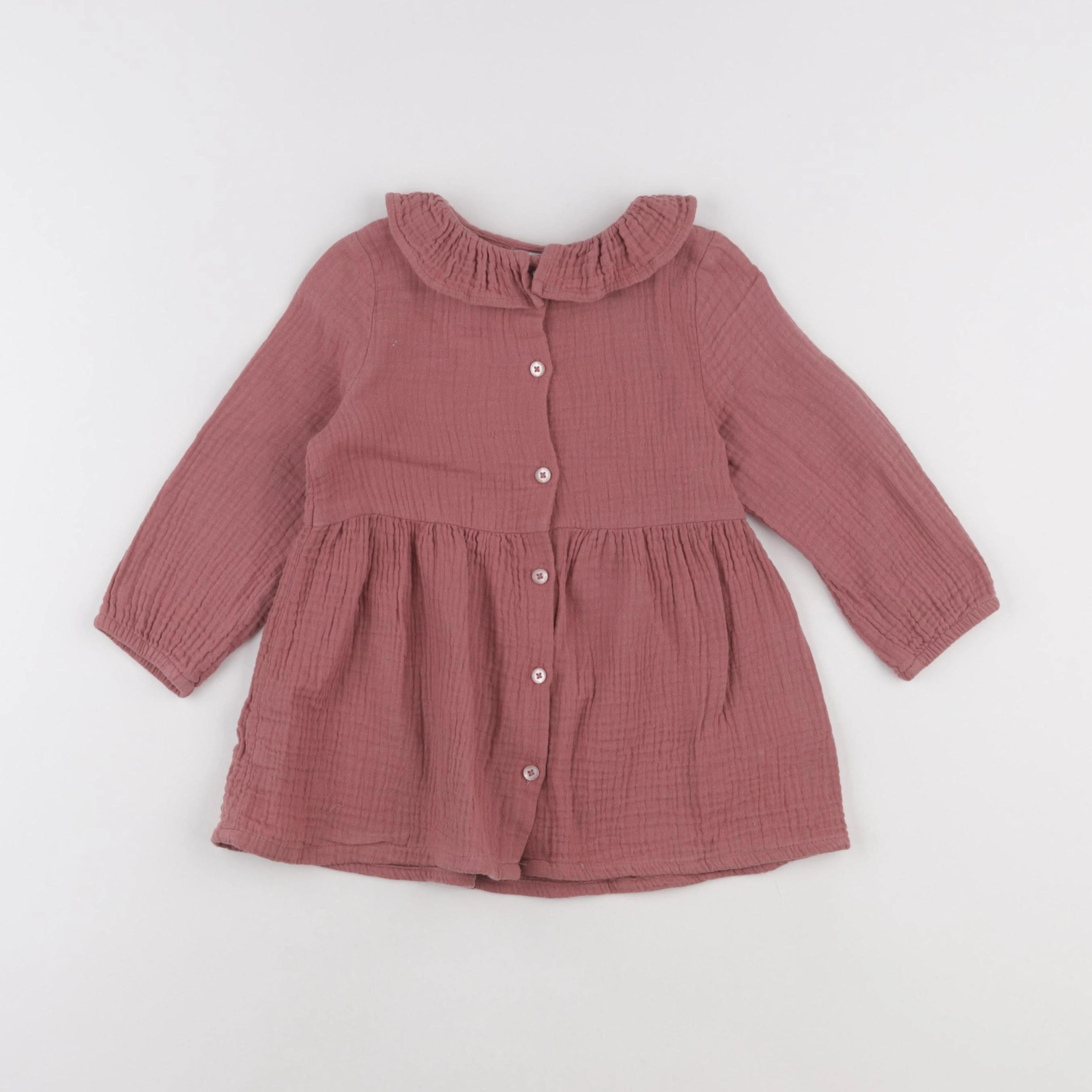 Vertbaudet - robe rose - 2 ans