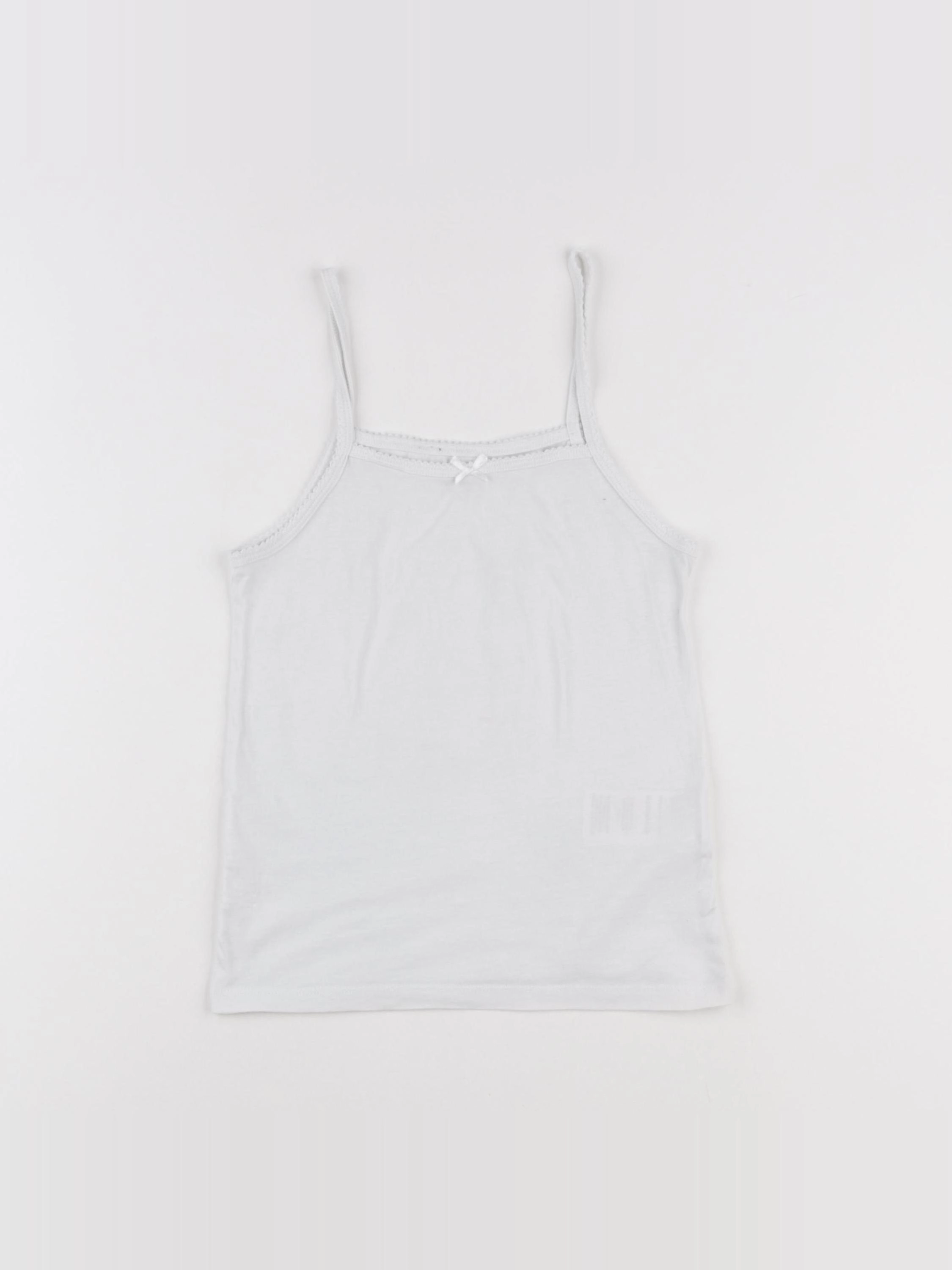 Vertbaudet - maillot de corps blanc - 8 ans