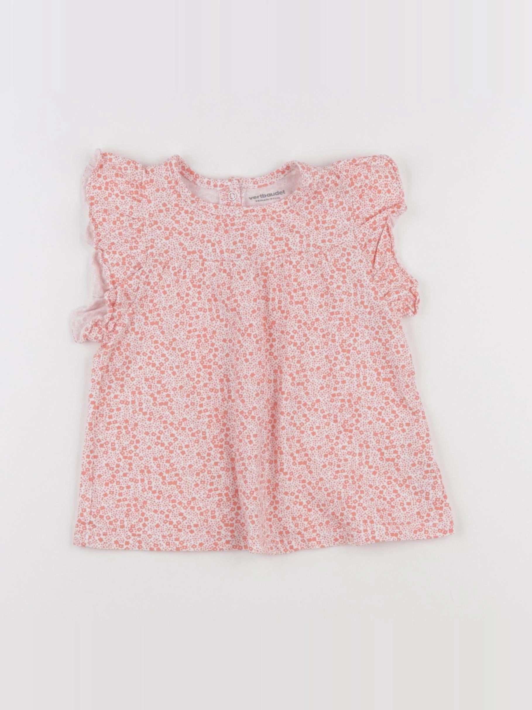 Vertbaudet - tee-shirt orange - 36 mois