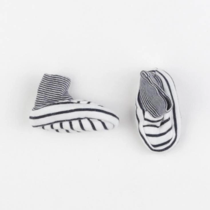 Petit Bateau - chaussons blanc, bleu - pointure 15/16
