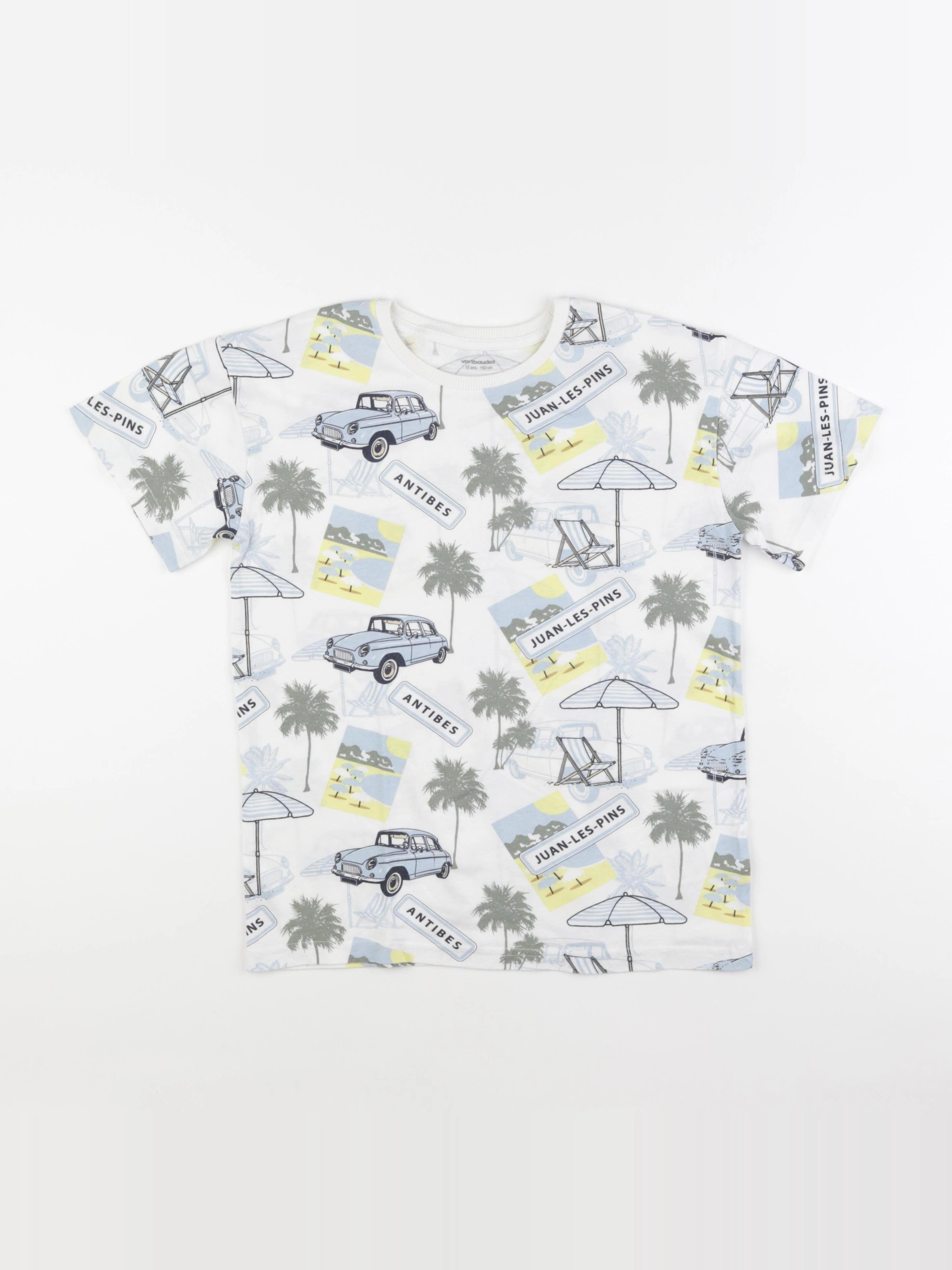 Vertbaudet - tee-shirt multicolore - 12 ans