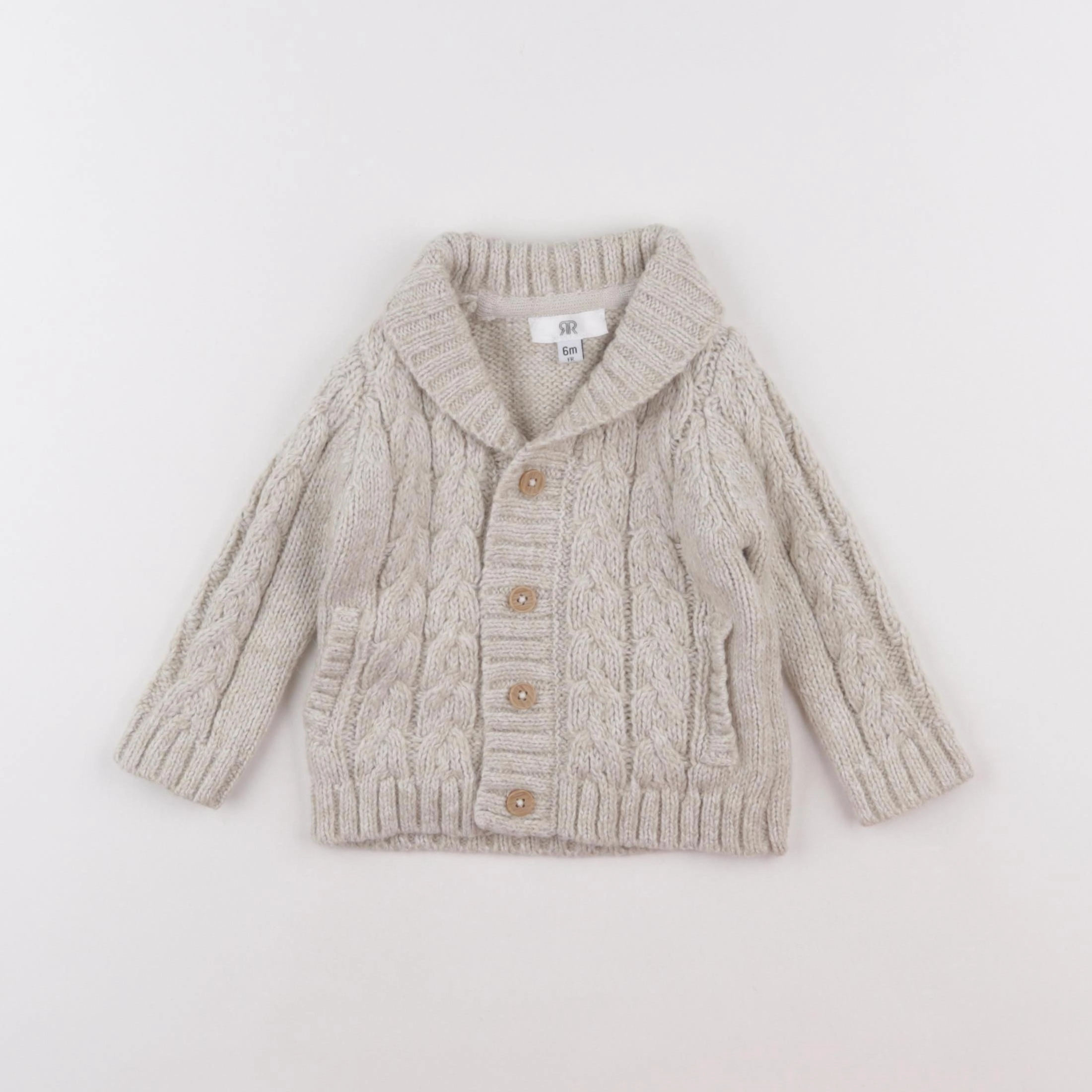 La Redoute - gilet beige - 6 mois