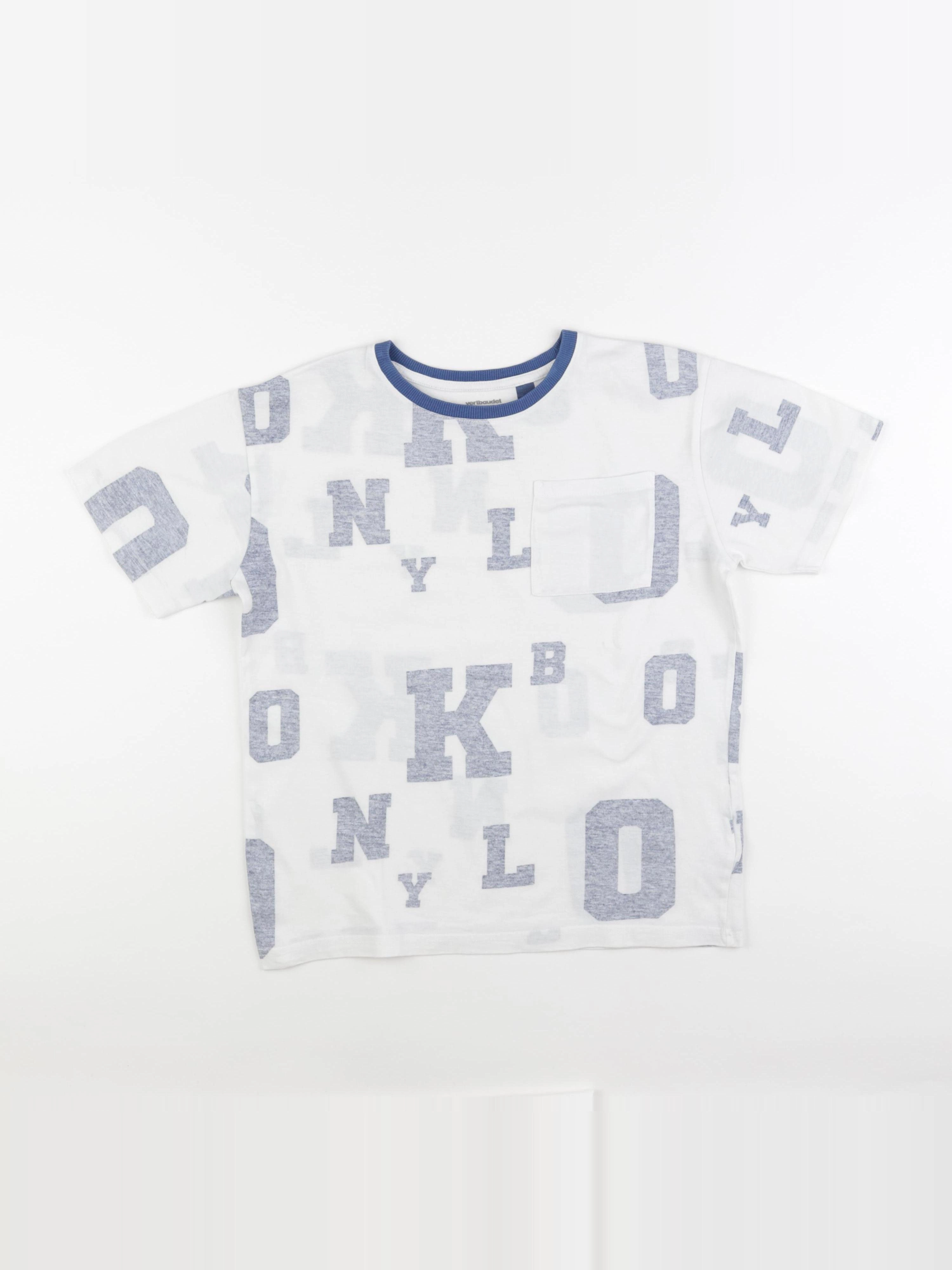 Vertbaudet - tee-shirt blanc - 12 ans