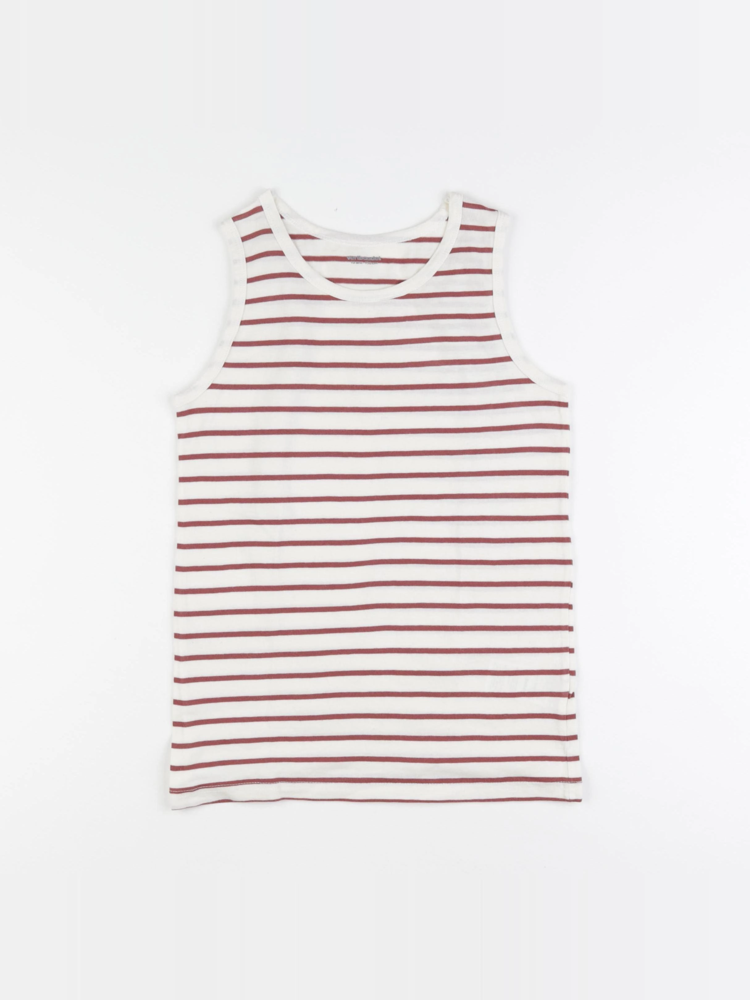 Vertbaudet - débardeur beige - 12 ans