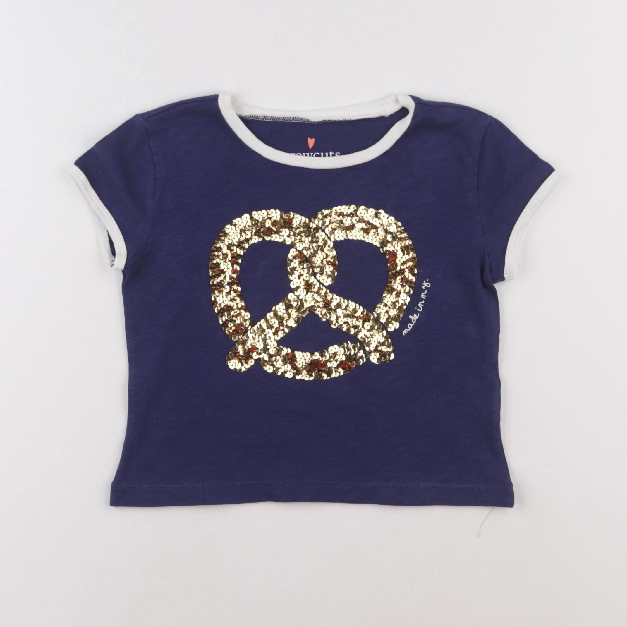 Crewcuts - tee-shirt bleu - 6/7 ans