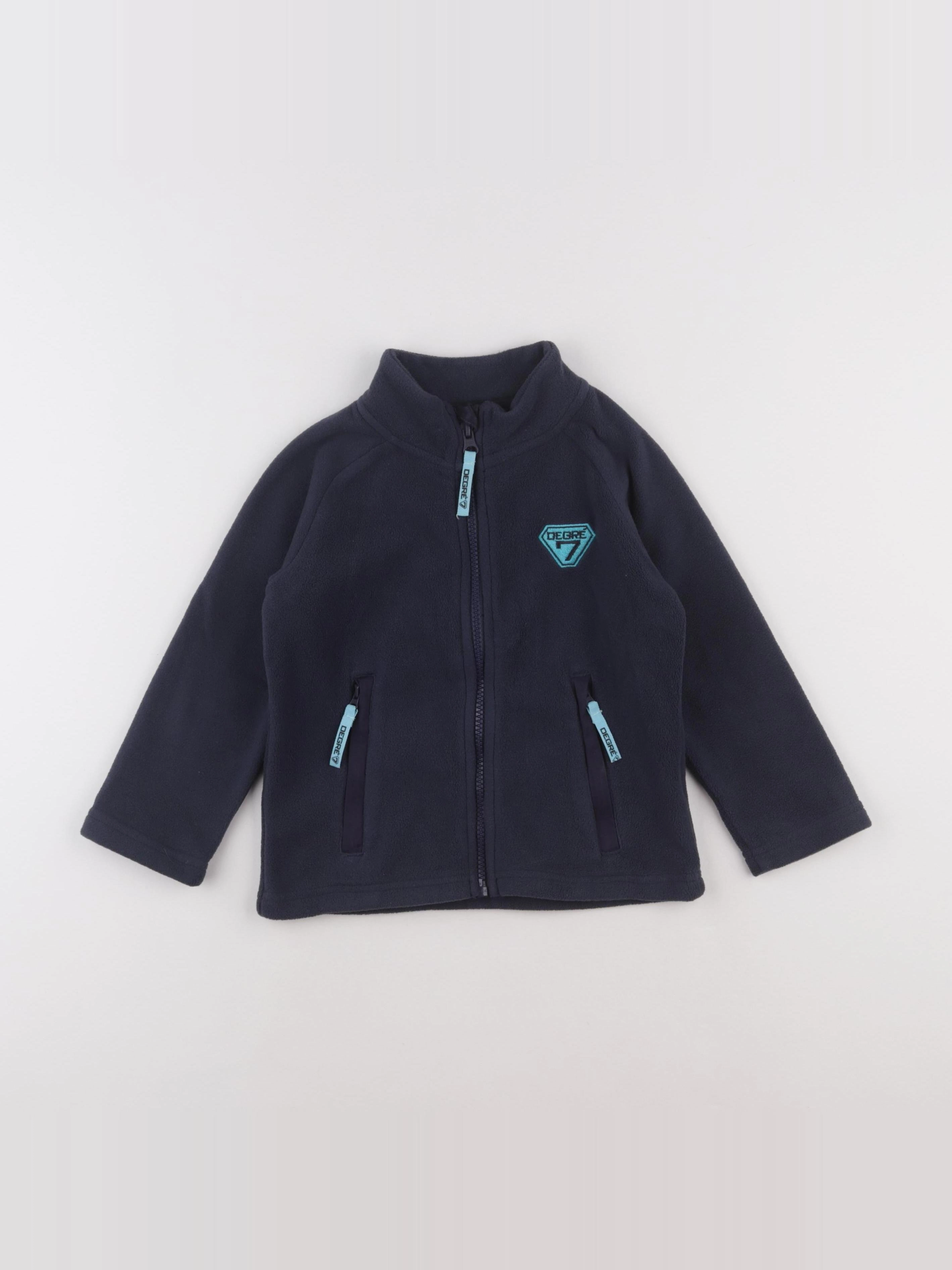 Degré 7 - polaire bleu - 4 ans