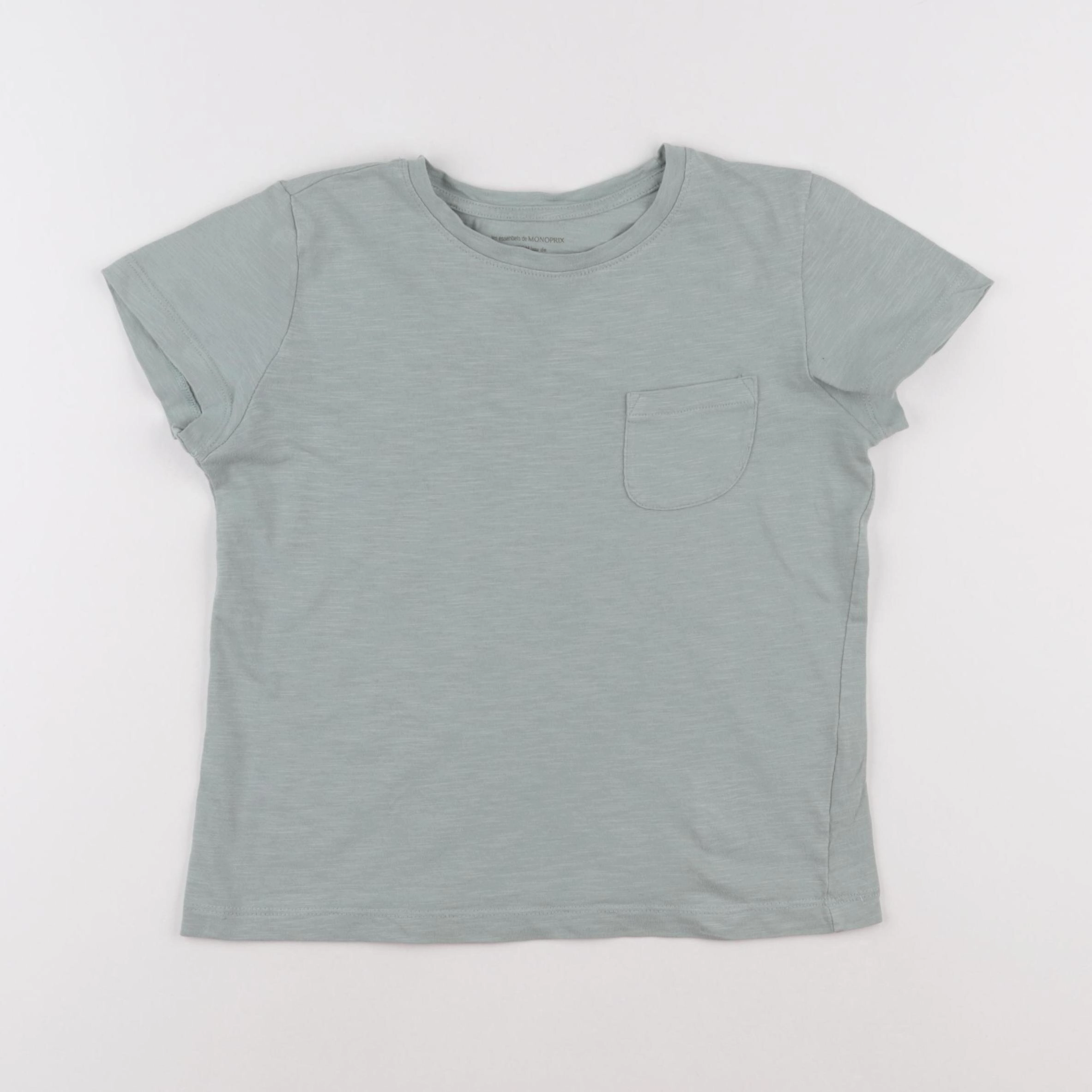 Monoprix - tee-shirt bleu, vert - 8 ans