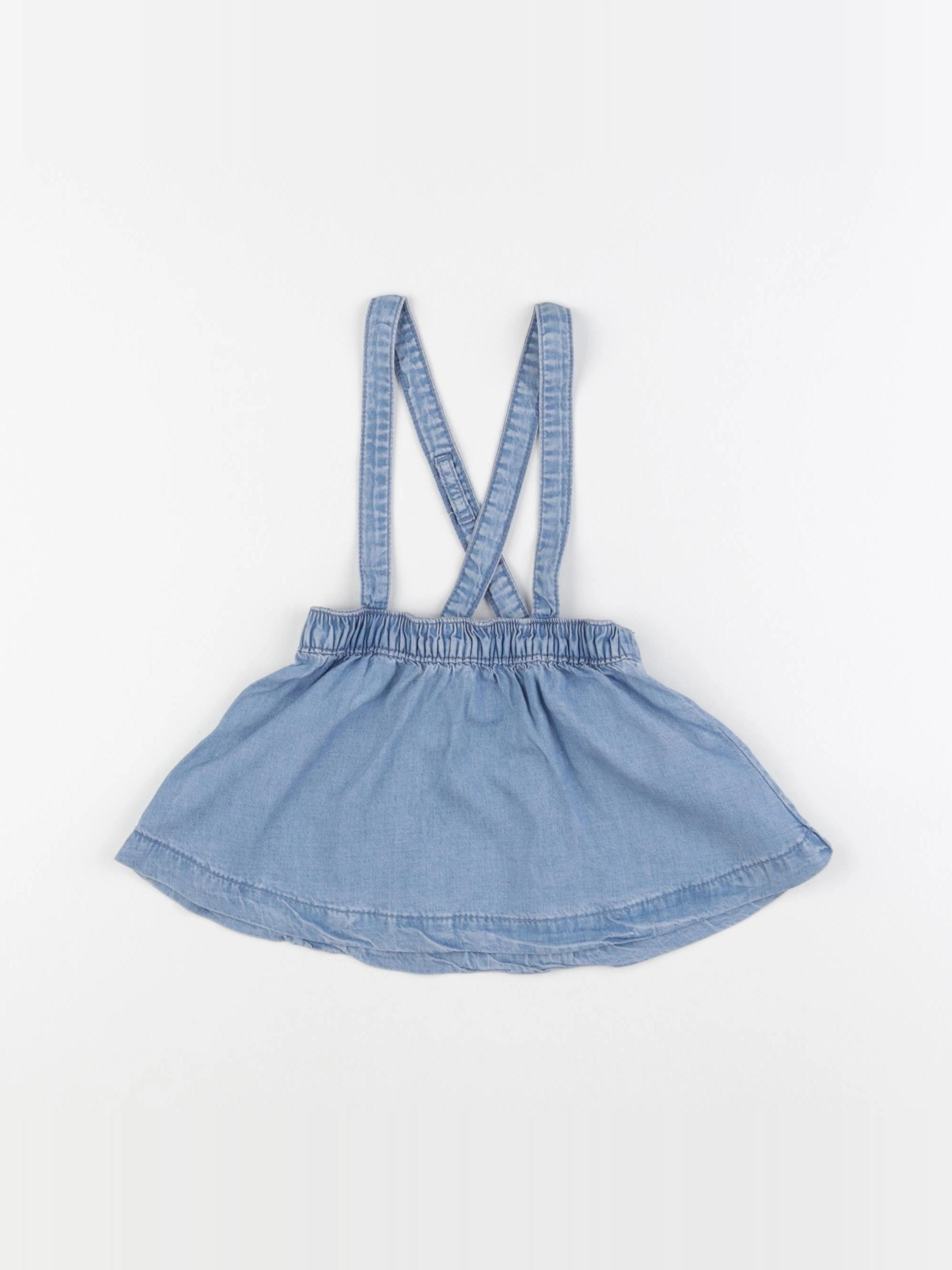 Vertbaudet - jupe bleu - 6 mois