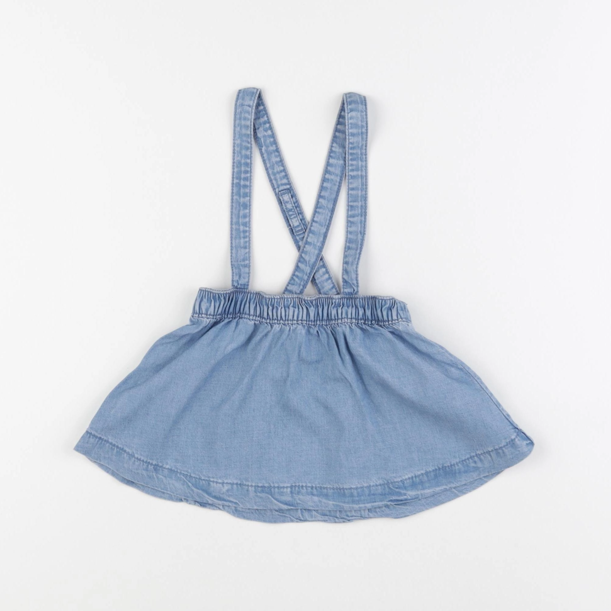 Vertbaudet - jupe bleu - 6 mois