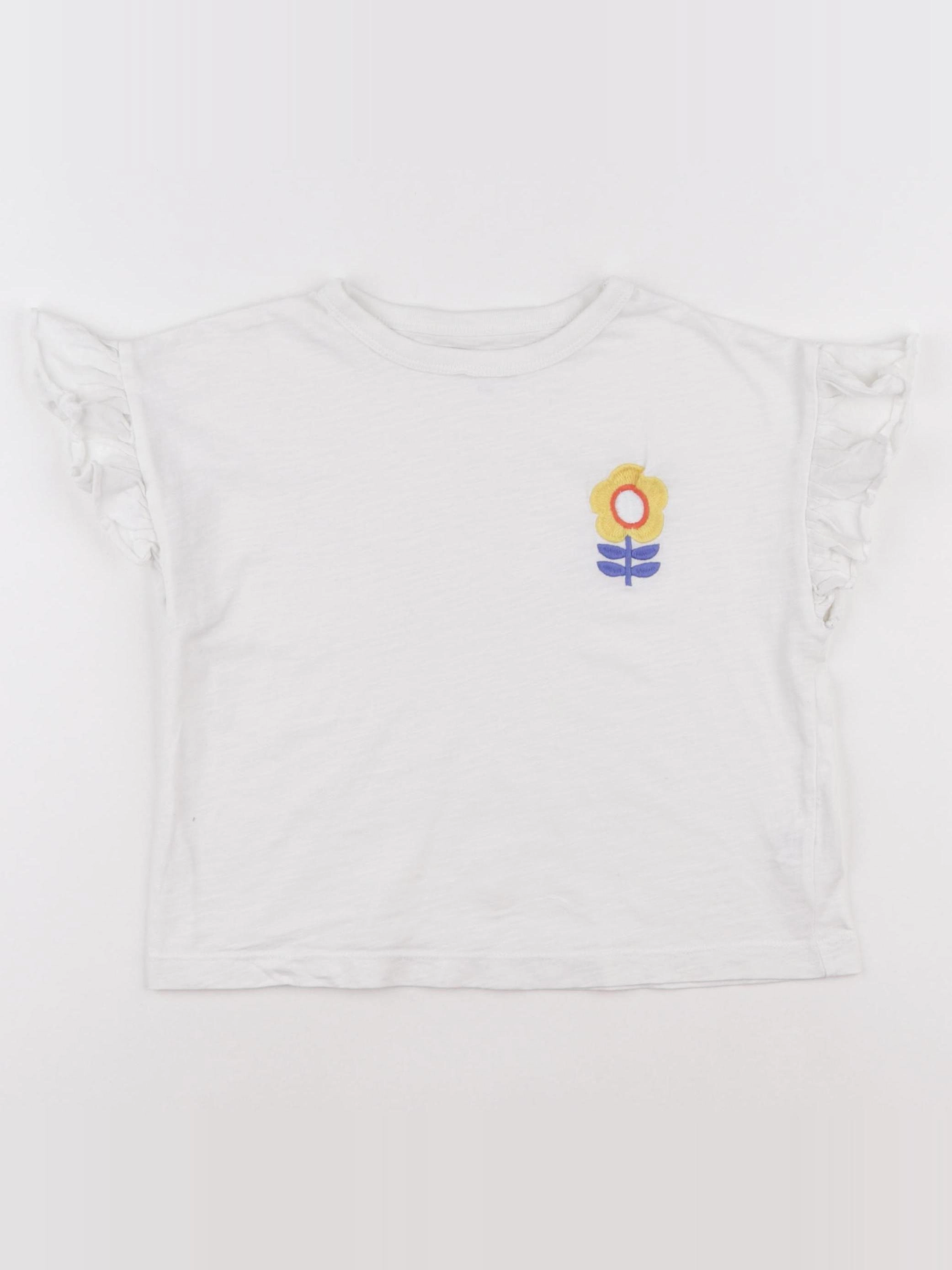 Monoprix - tee-shirt blanc - 8 ans