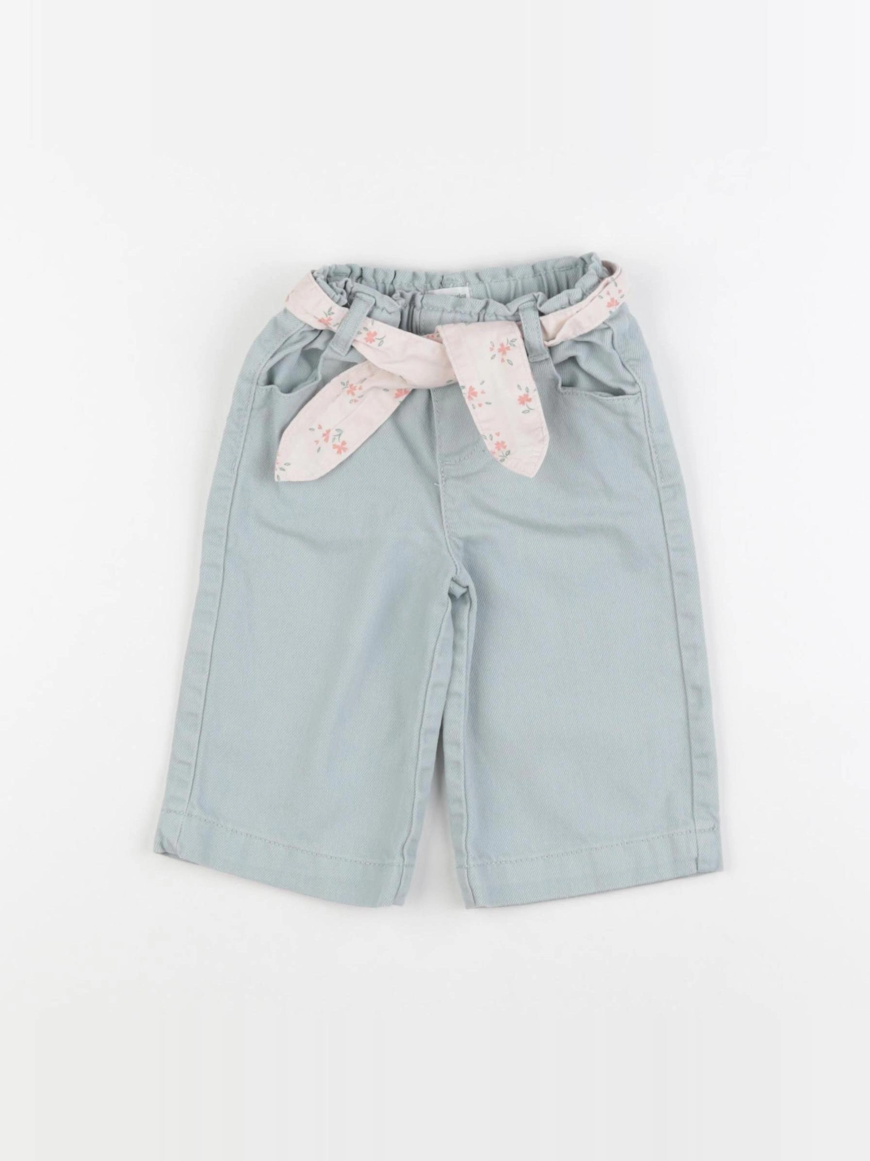 Vertbaudet - jean bleu - 9 mois