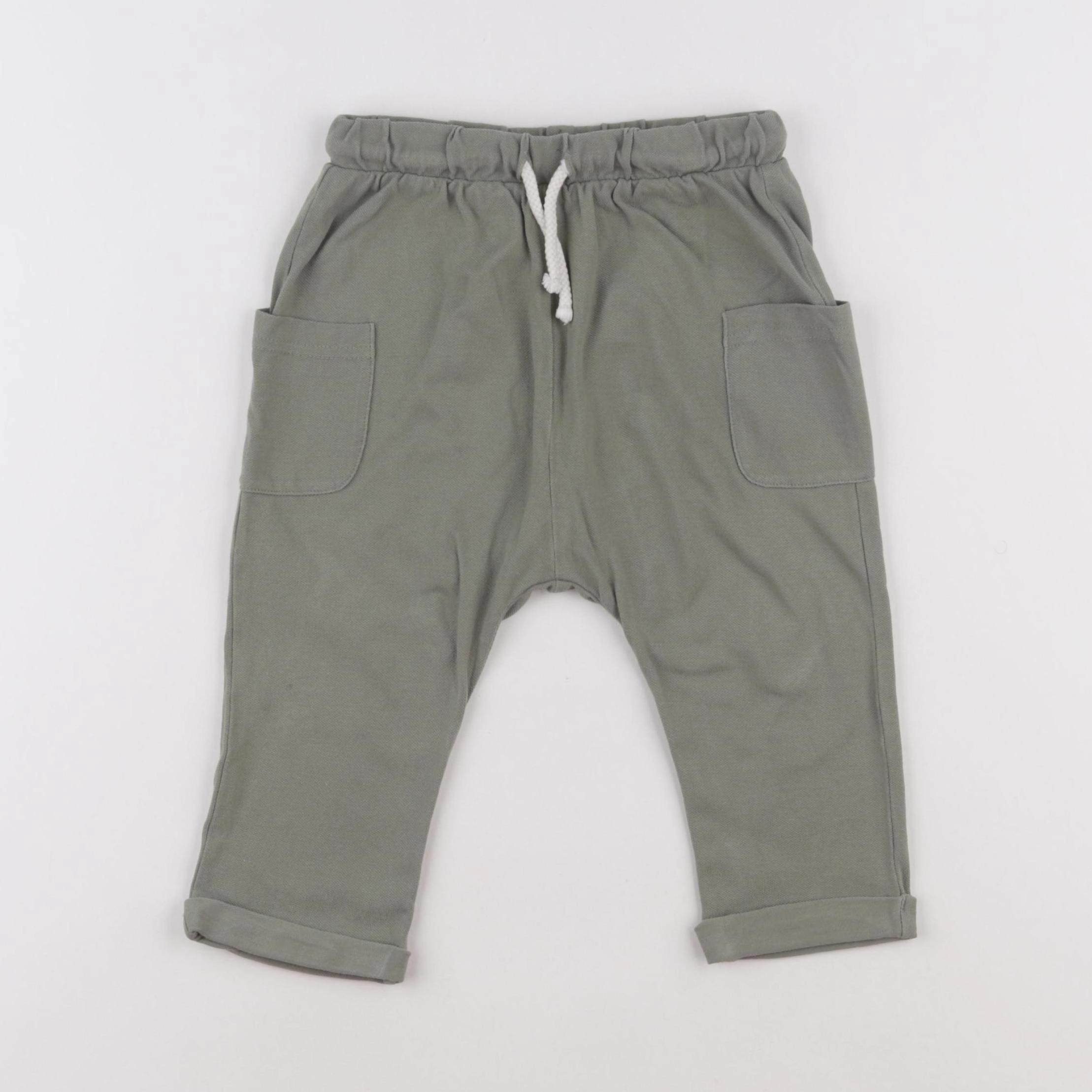 H&M - sarouel vert - 12/18 mois
