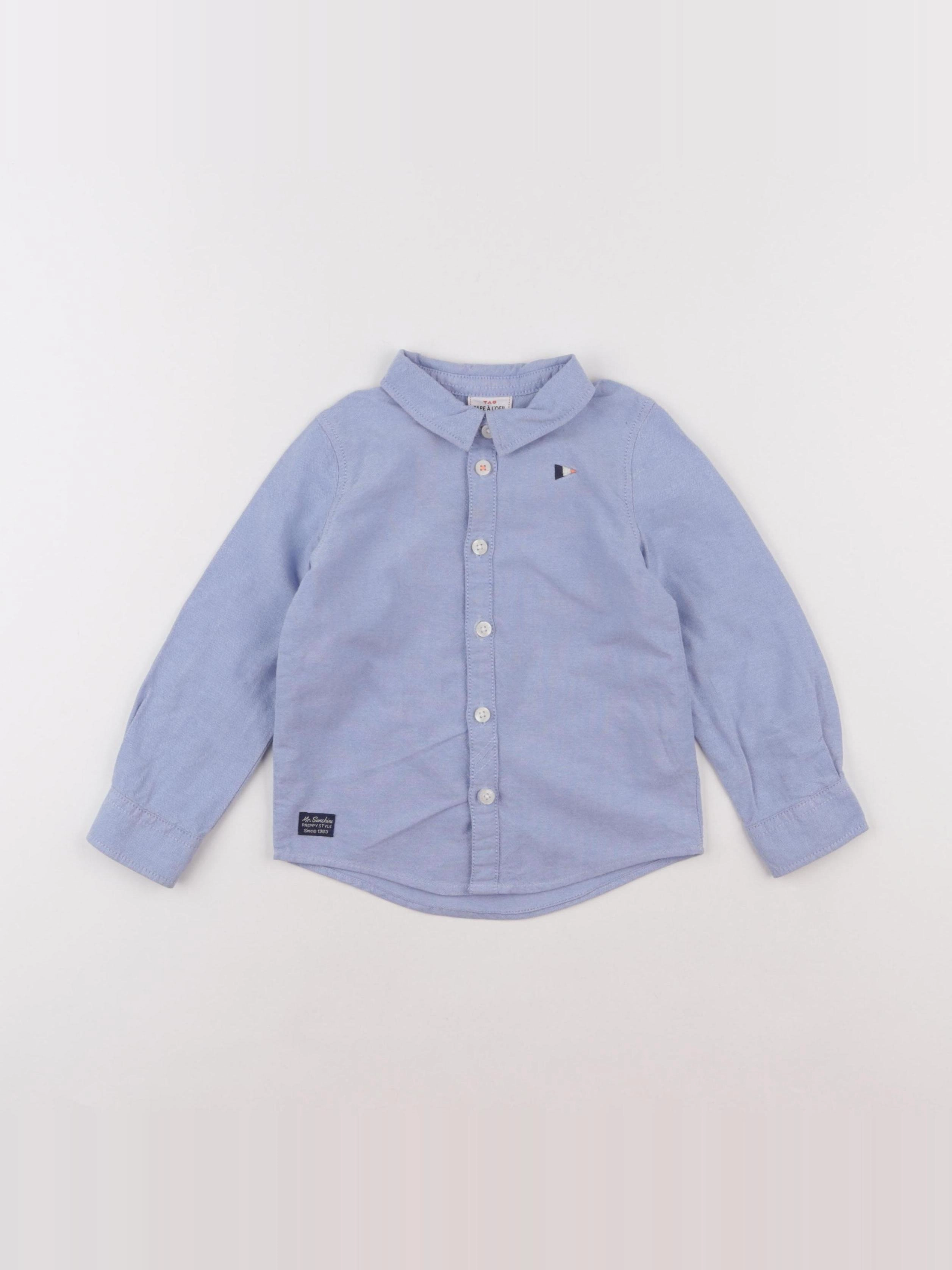 Tape à l'oeil - chemise bleu - 2 ans
