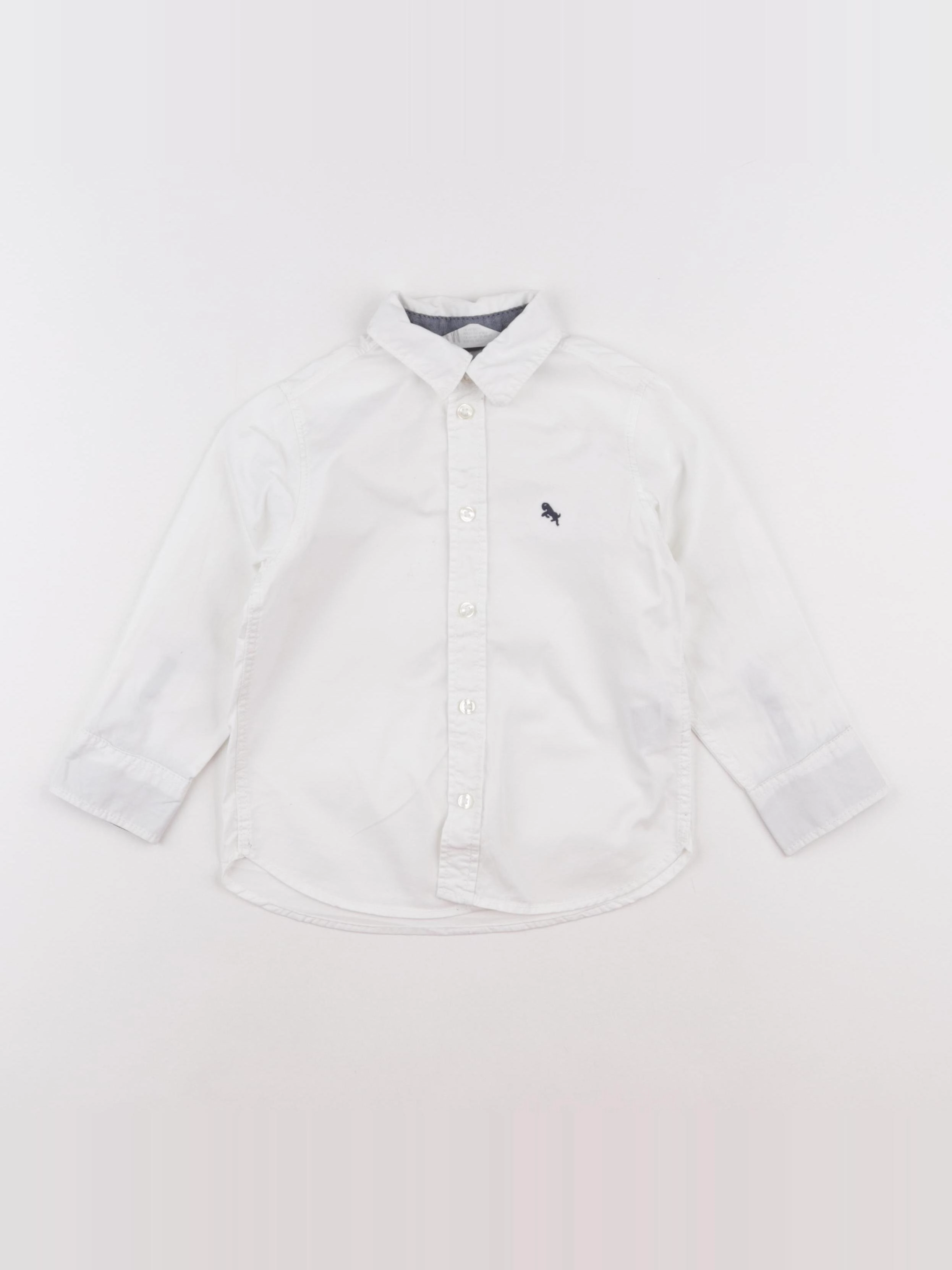 H&M - chemise blanc - 18/24 mois