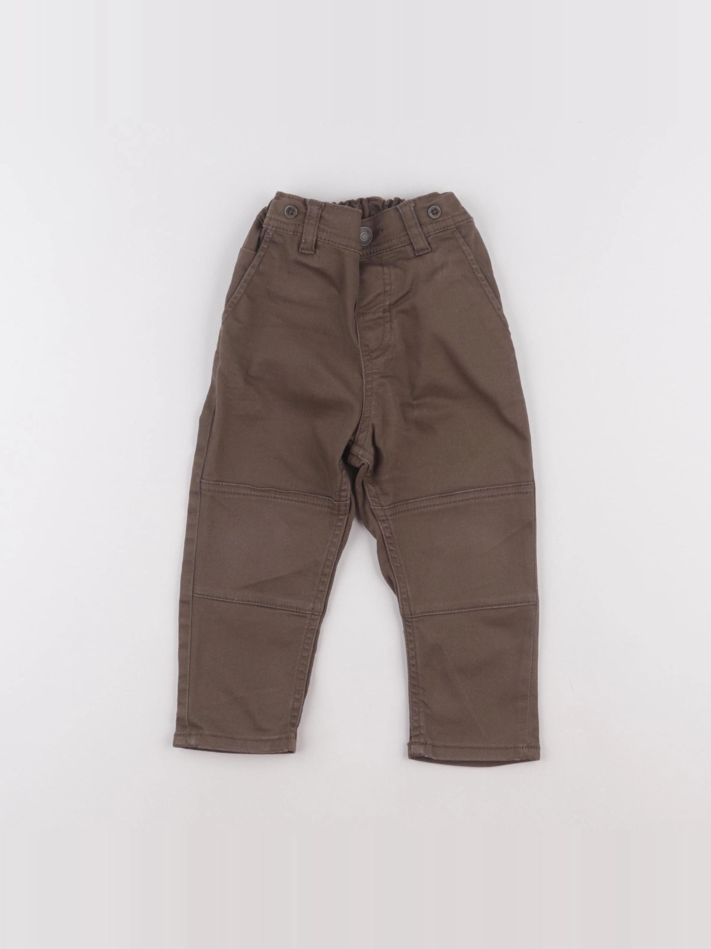 H&M - pantalon marron - 12/18 mois