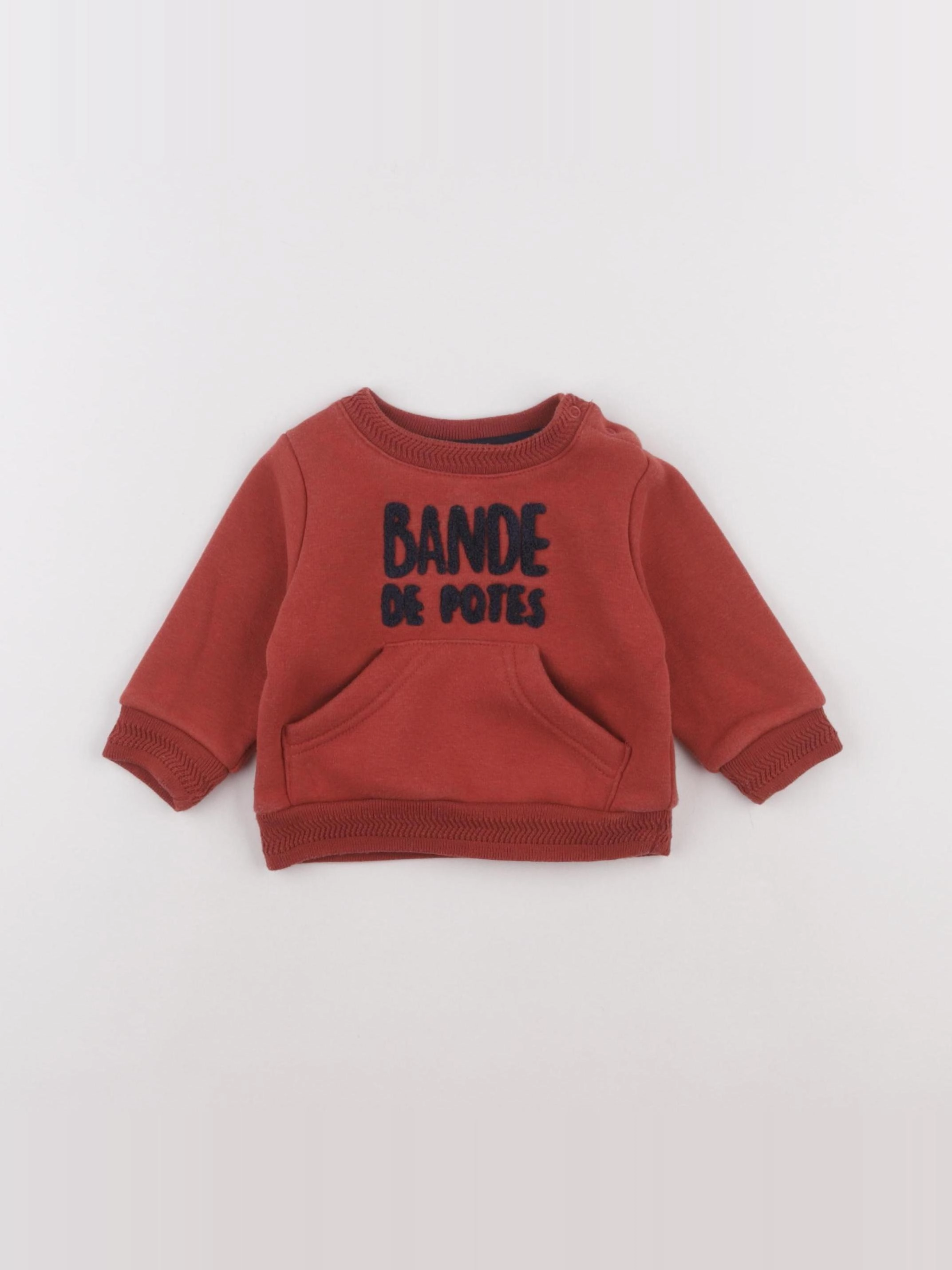 Tape à l'oeil - sweat orange - 3 mois