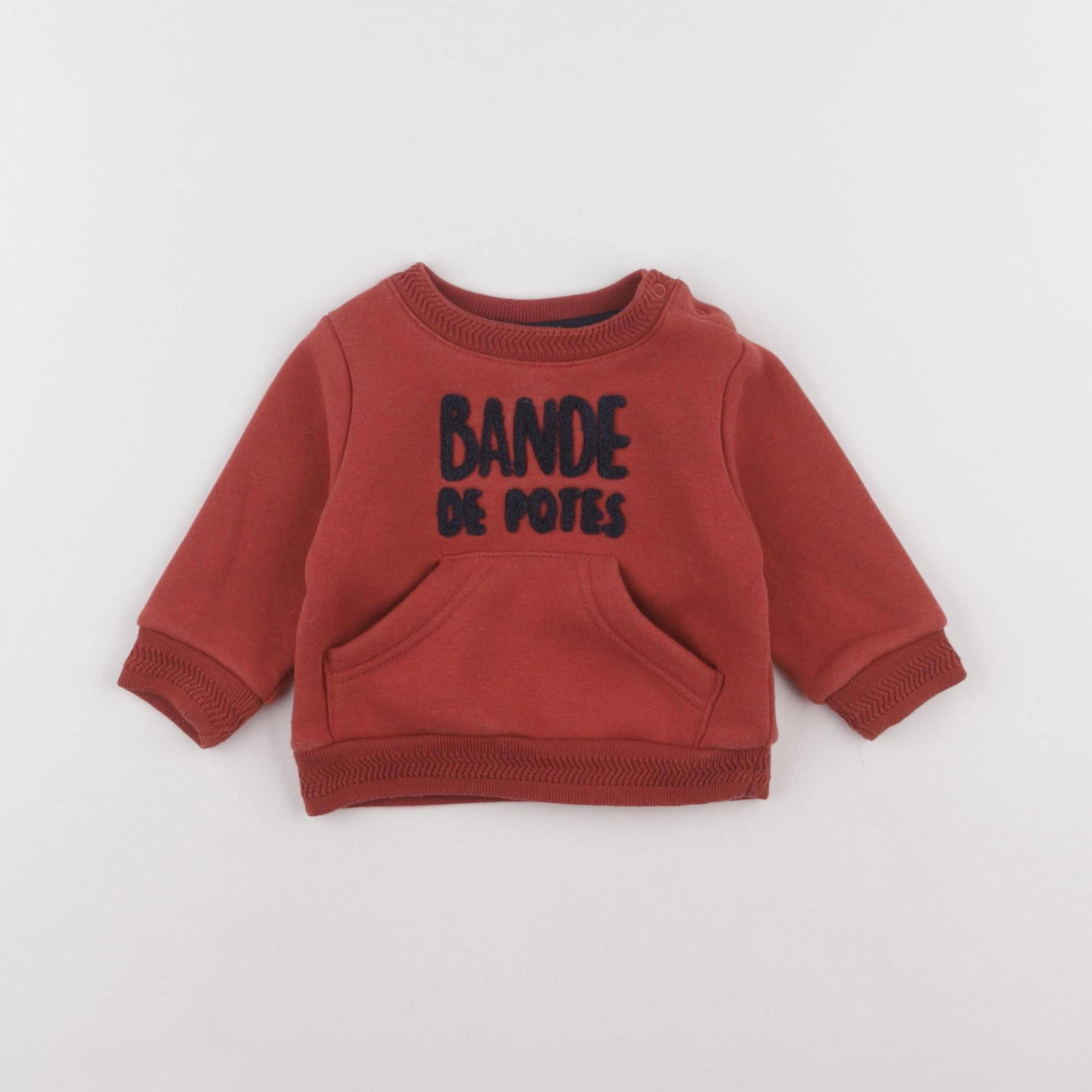 Tape à l'oeil - sweat orange - 3 mois