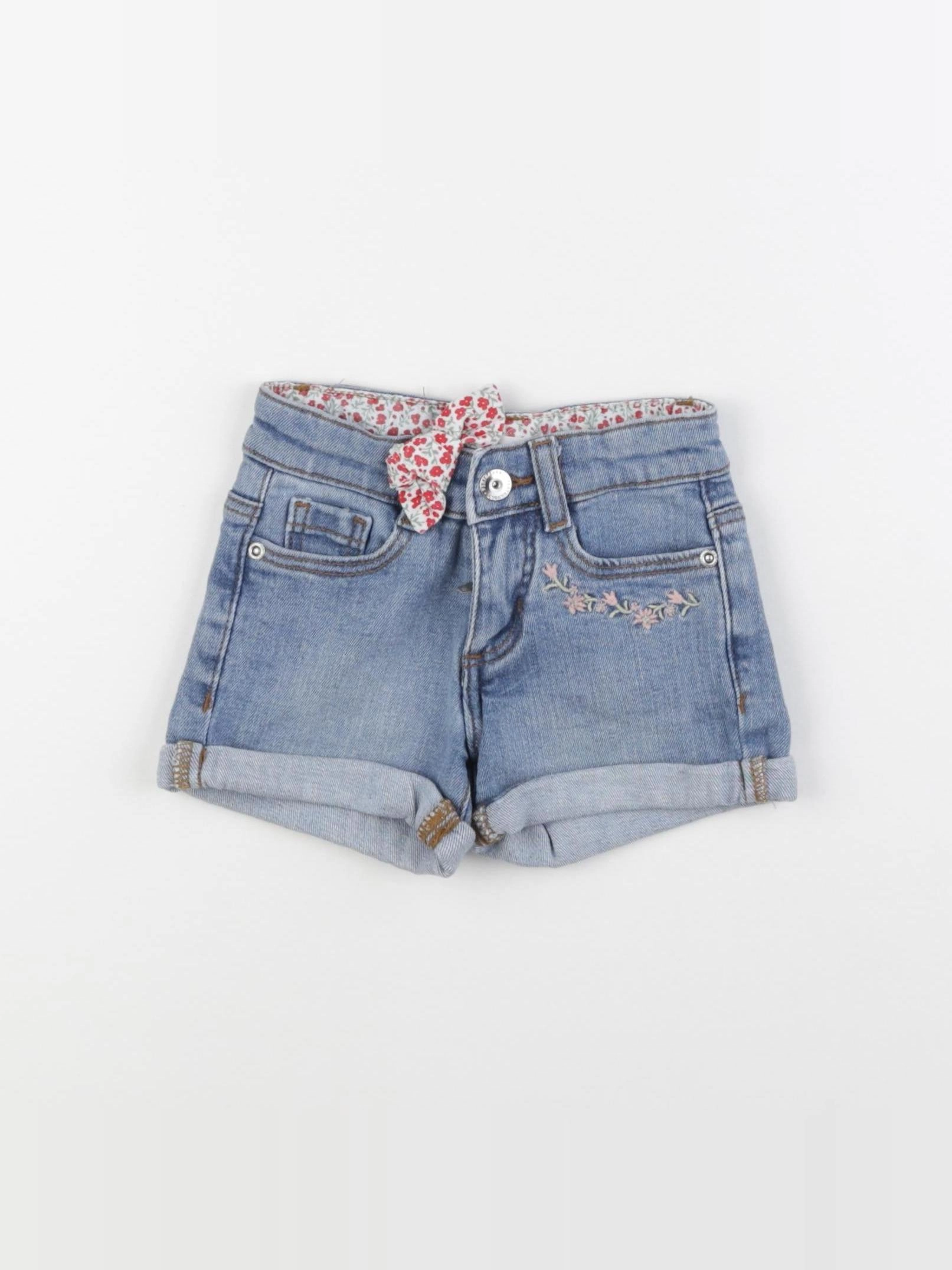 Vertbaudet - short bleu - 2 ans