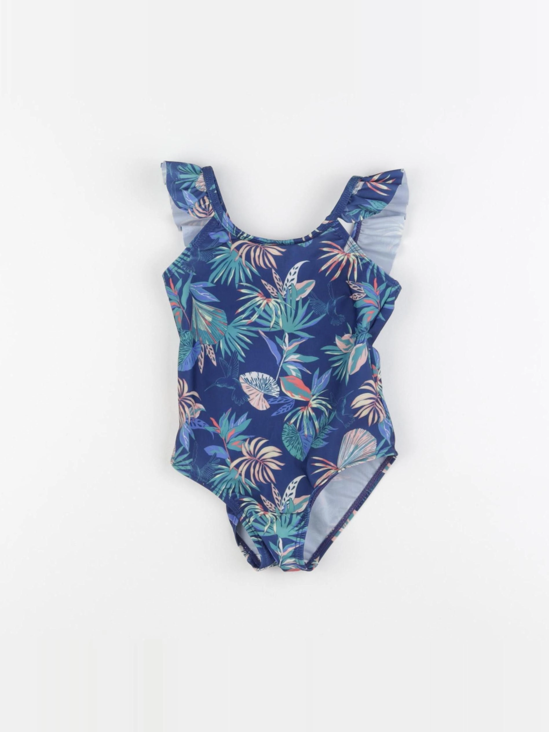 Vertbaudet - maillot de bain bleu - 3 ans