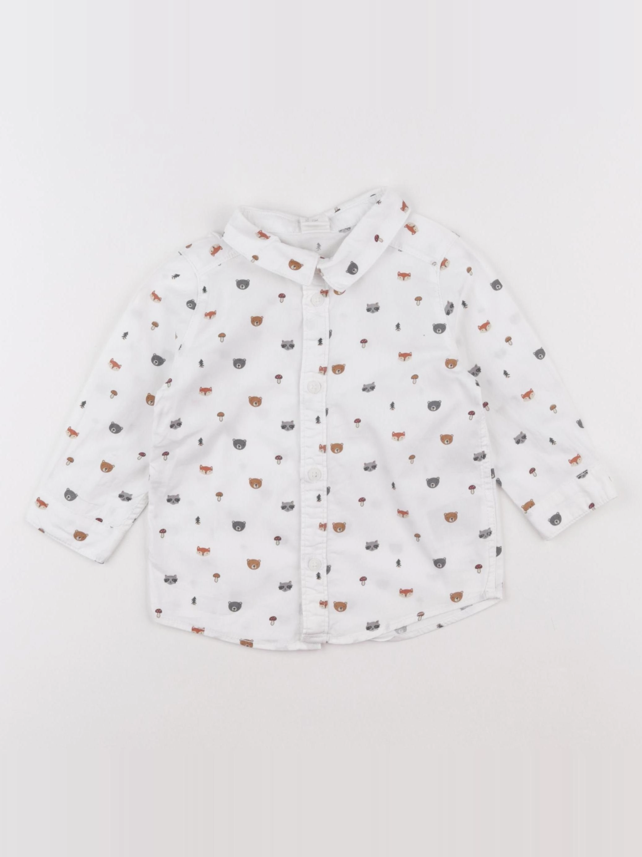 H&M - chemise multicolore - 6/9 mois