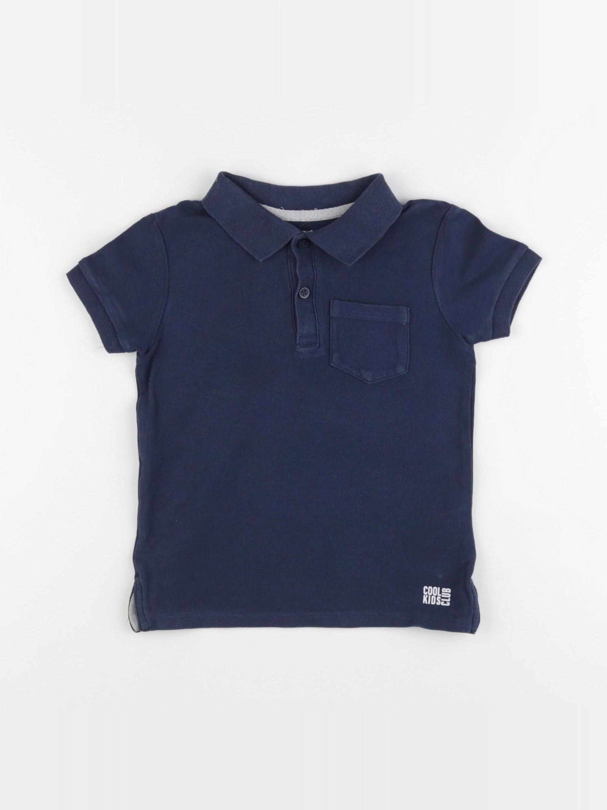 Vertbaudet - polo bleu - 5 ans