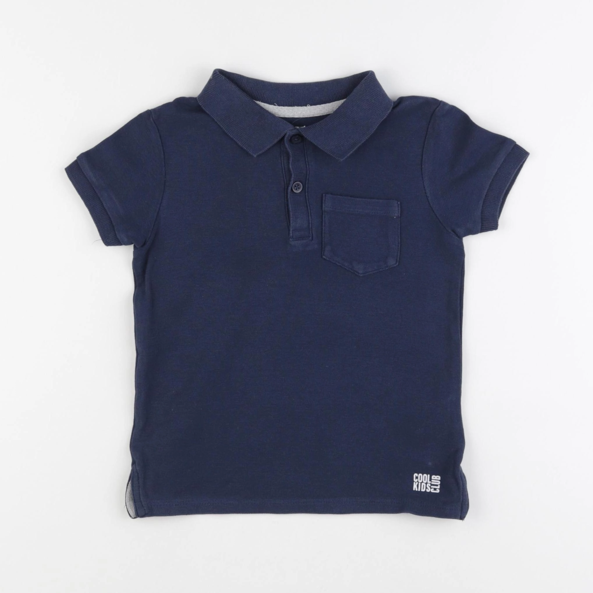Vertbaudet - polo bleu - 5 ans