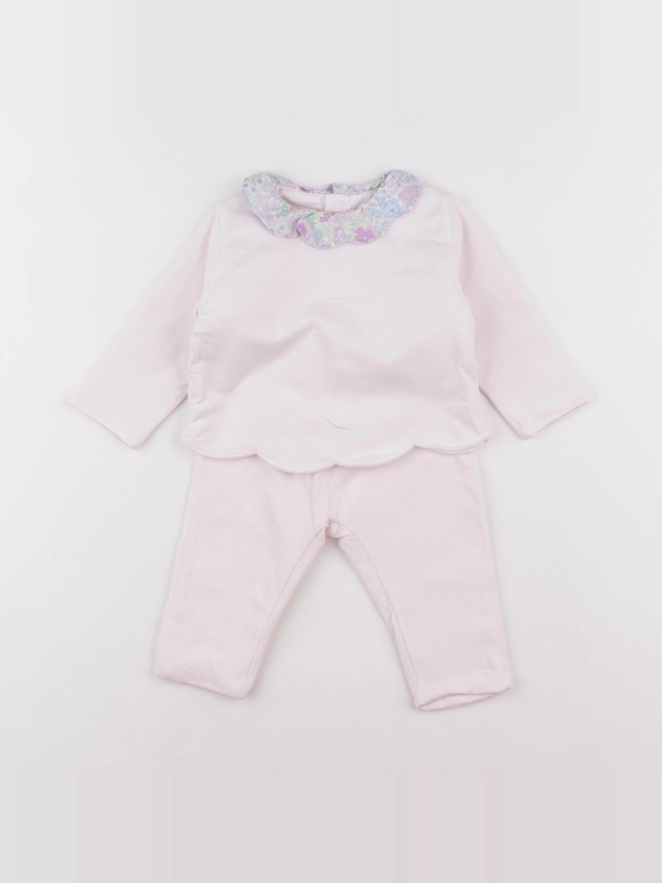 Jacadi - ensemble rose - 6 mois