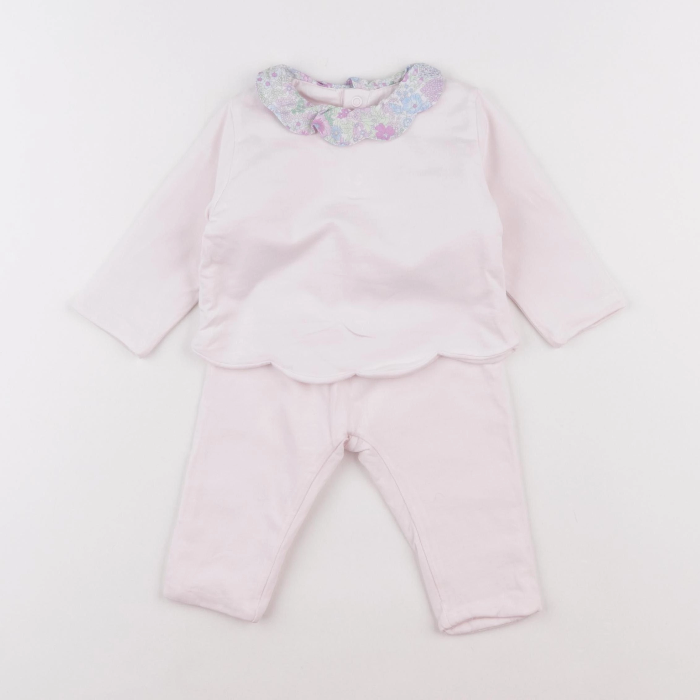 Jacadi - ensemble rose - 6 mois