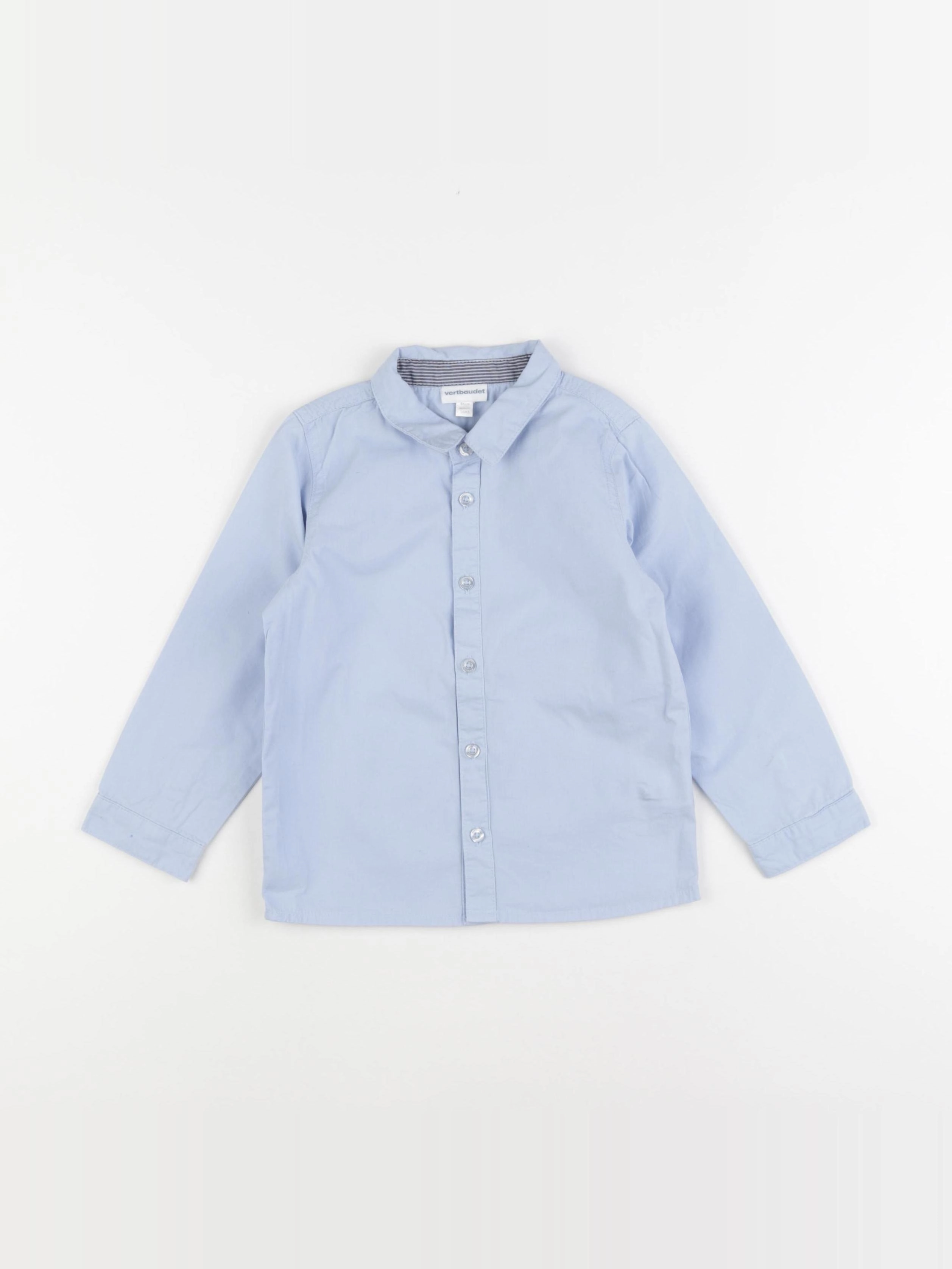 Vertbaudet - chemise bleu - 3 ans