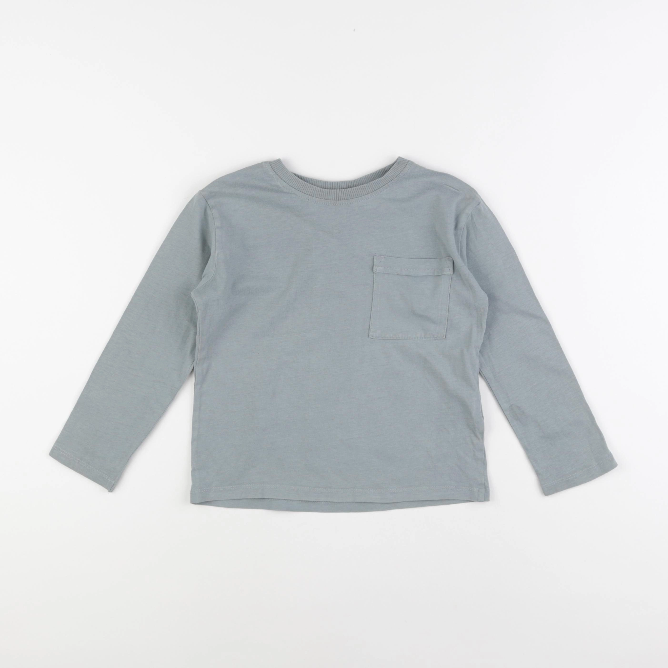 Zara - tee-shirt bleu - 3/4 ans