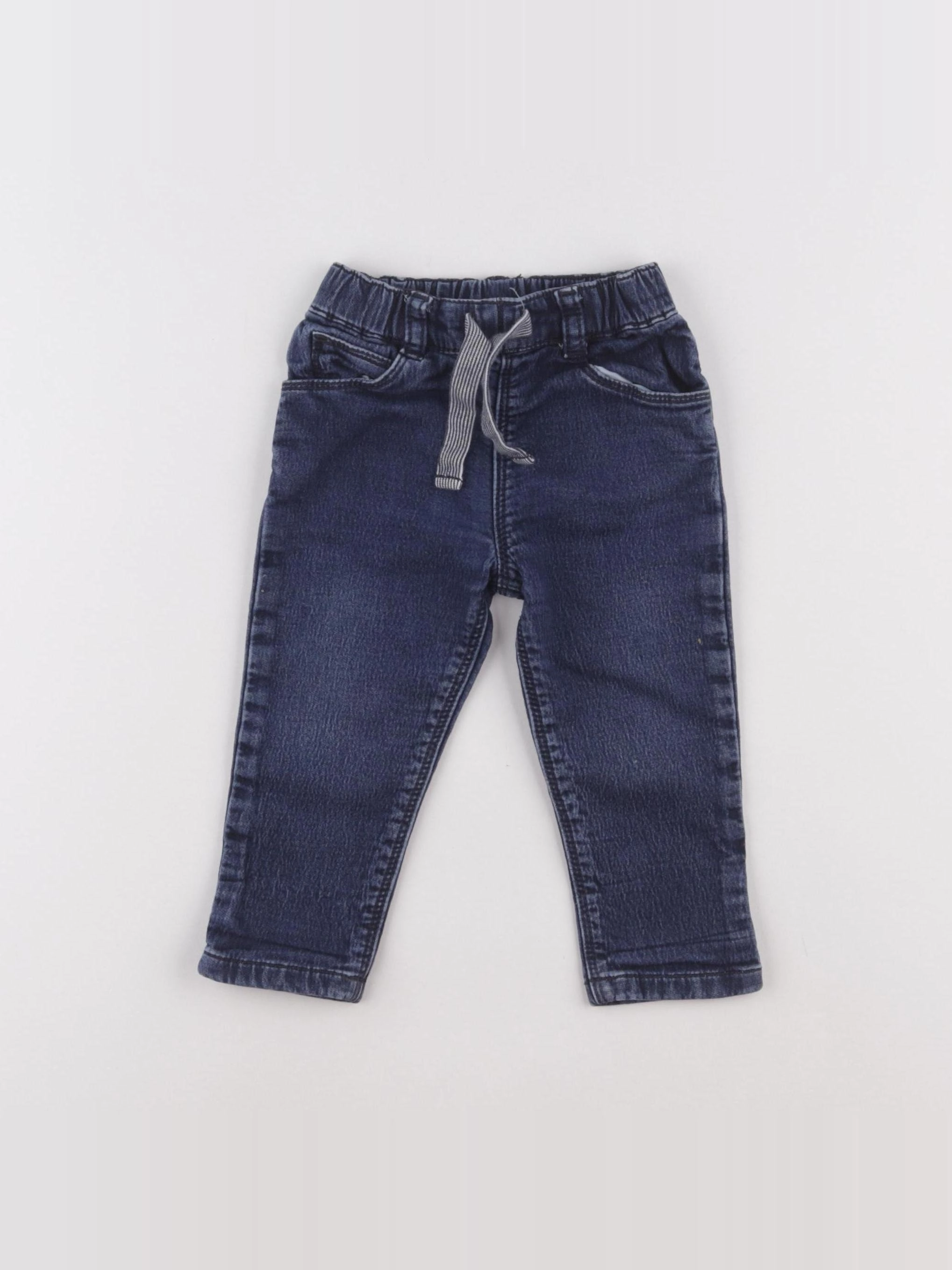 Petit Bateau - jean bleu - 12 mois