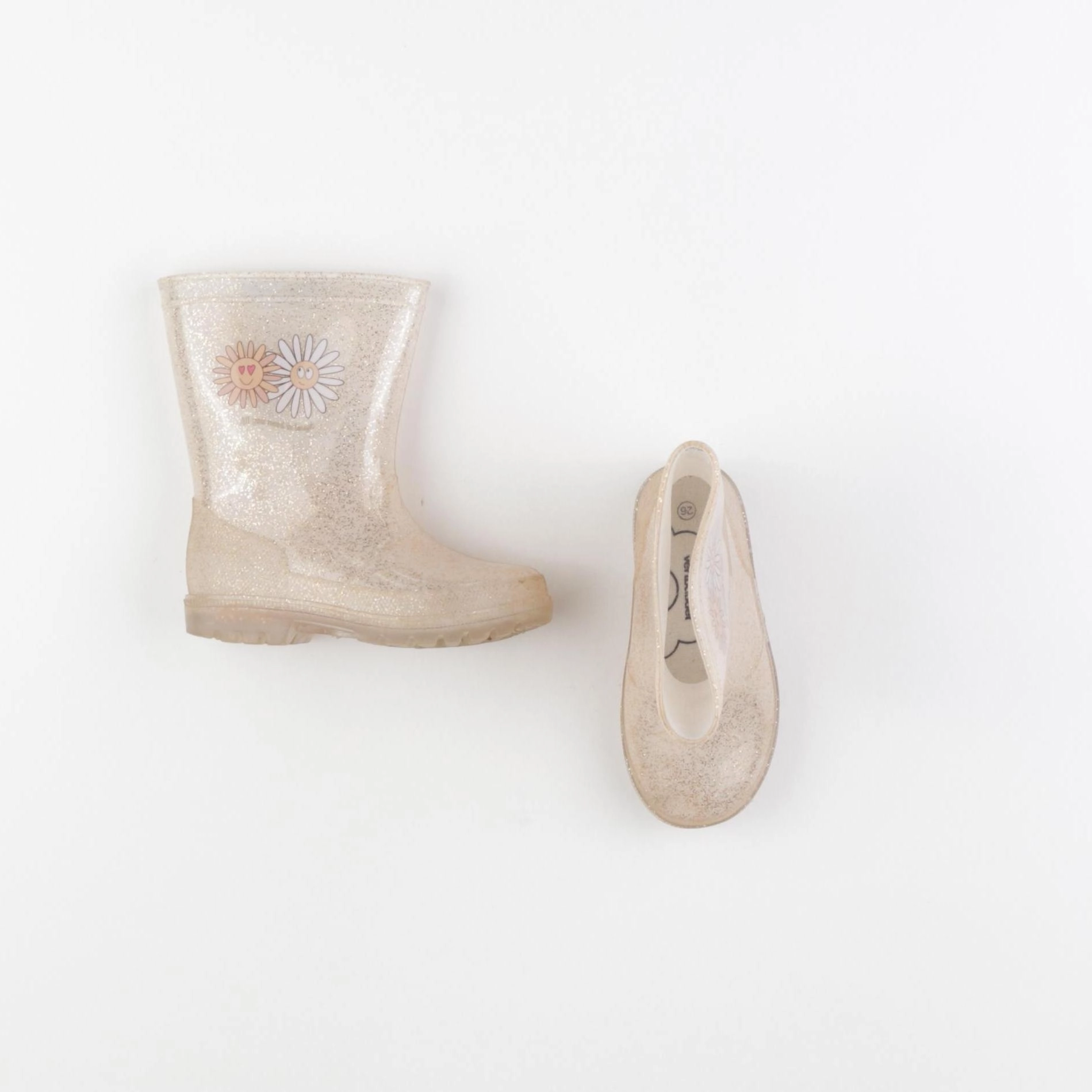Vertbaudet - bottes or - pointure 26