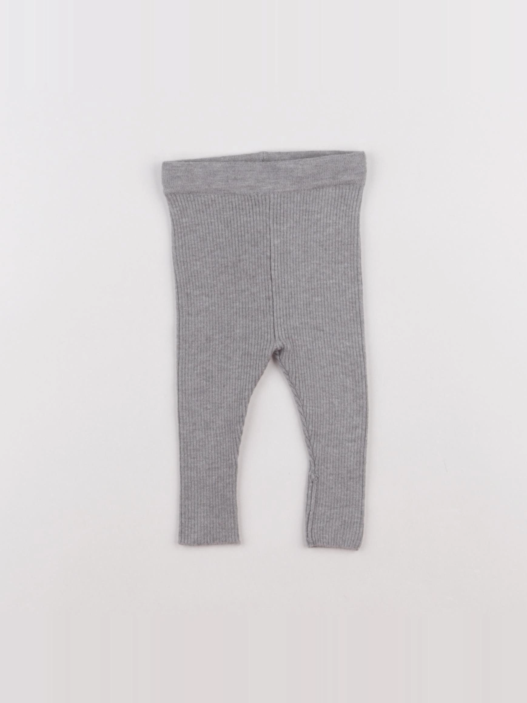 Vertbaudet - legging gris - 3 mois