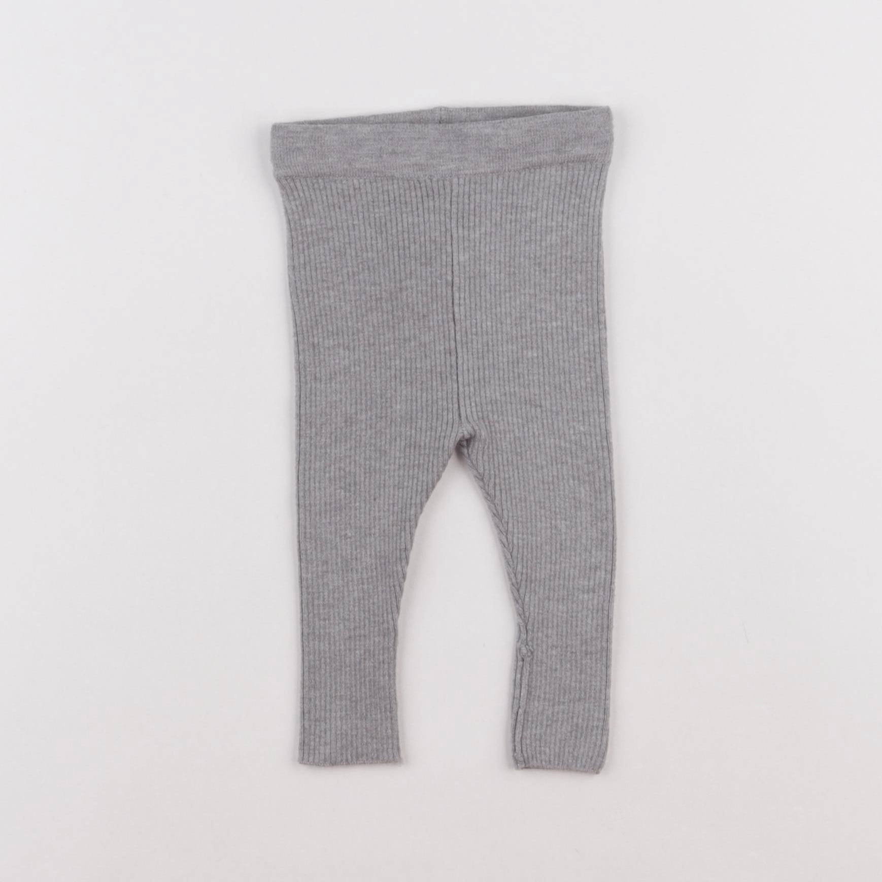 Vertbaudet - legging gris - 3 mois