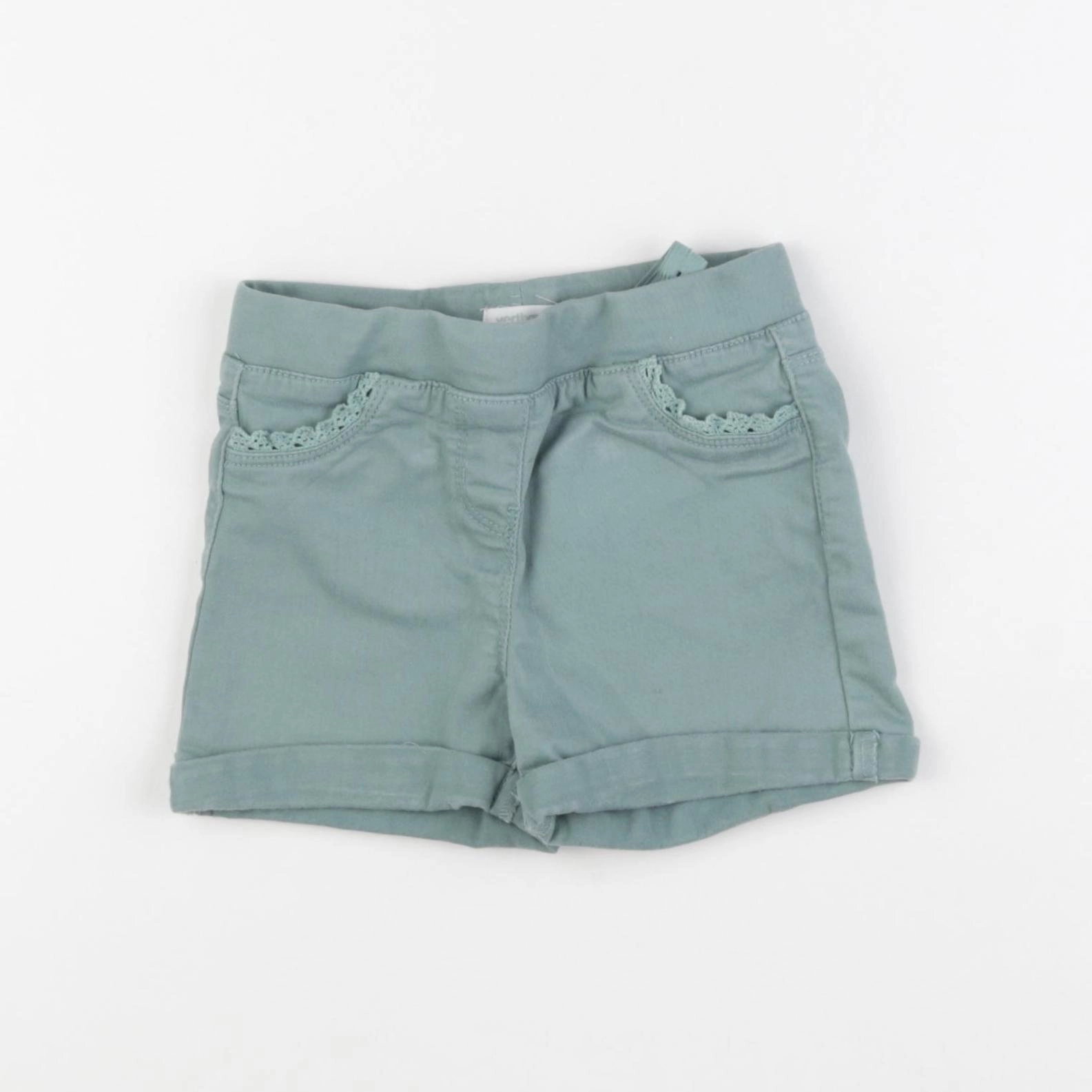 Vertbaudet - short vert - 5 ans