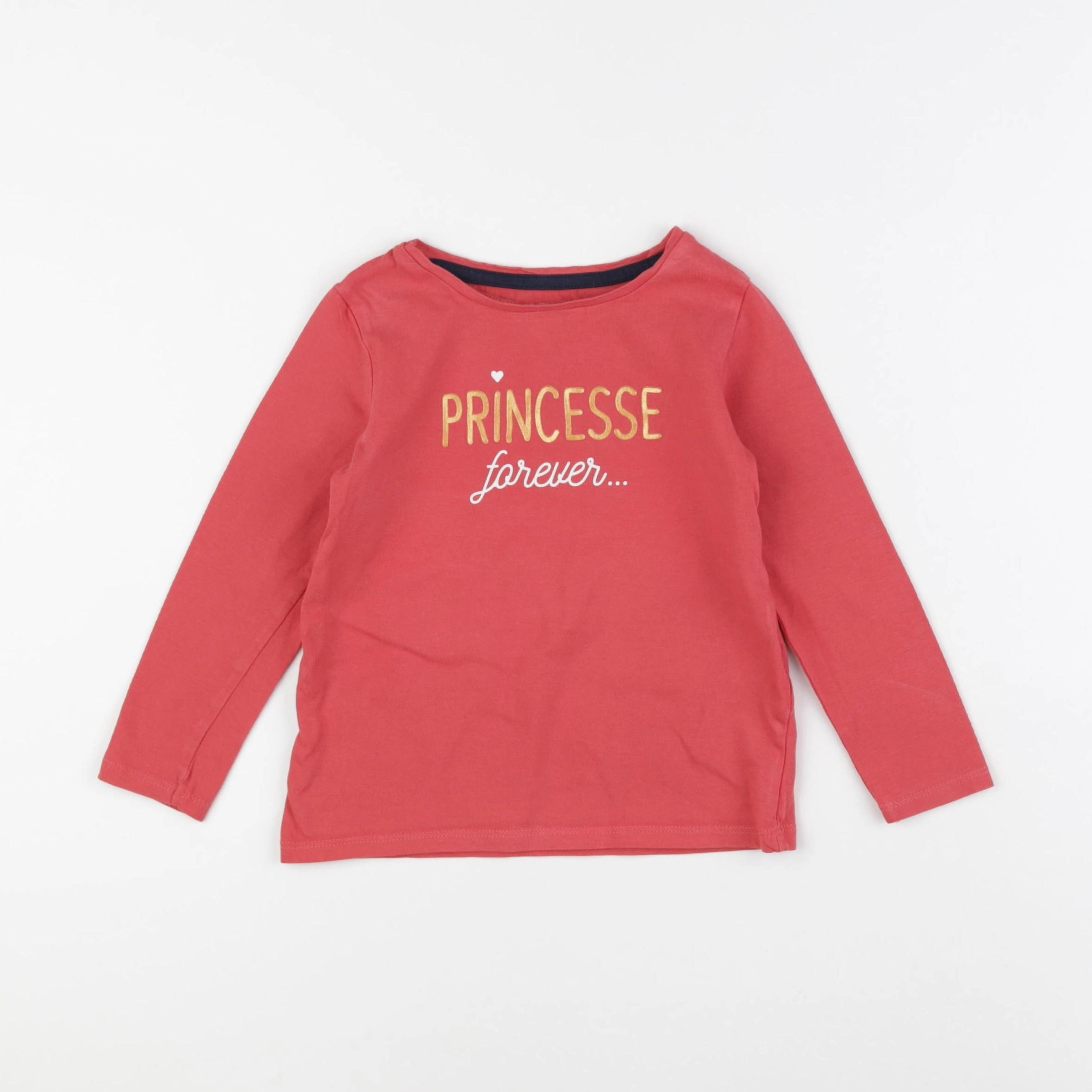 Vertbaudet - tee-shirt rose - 4 ans