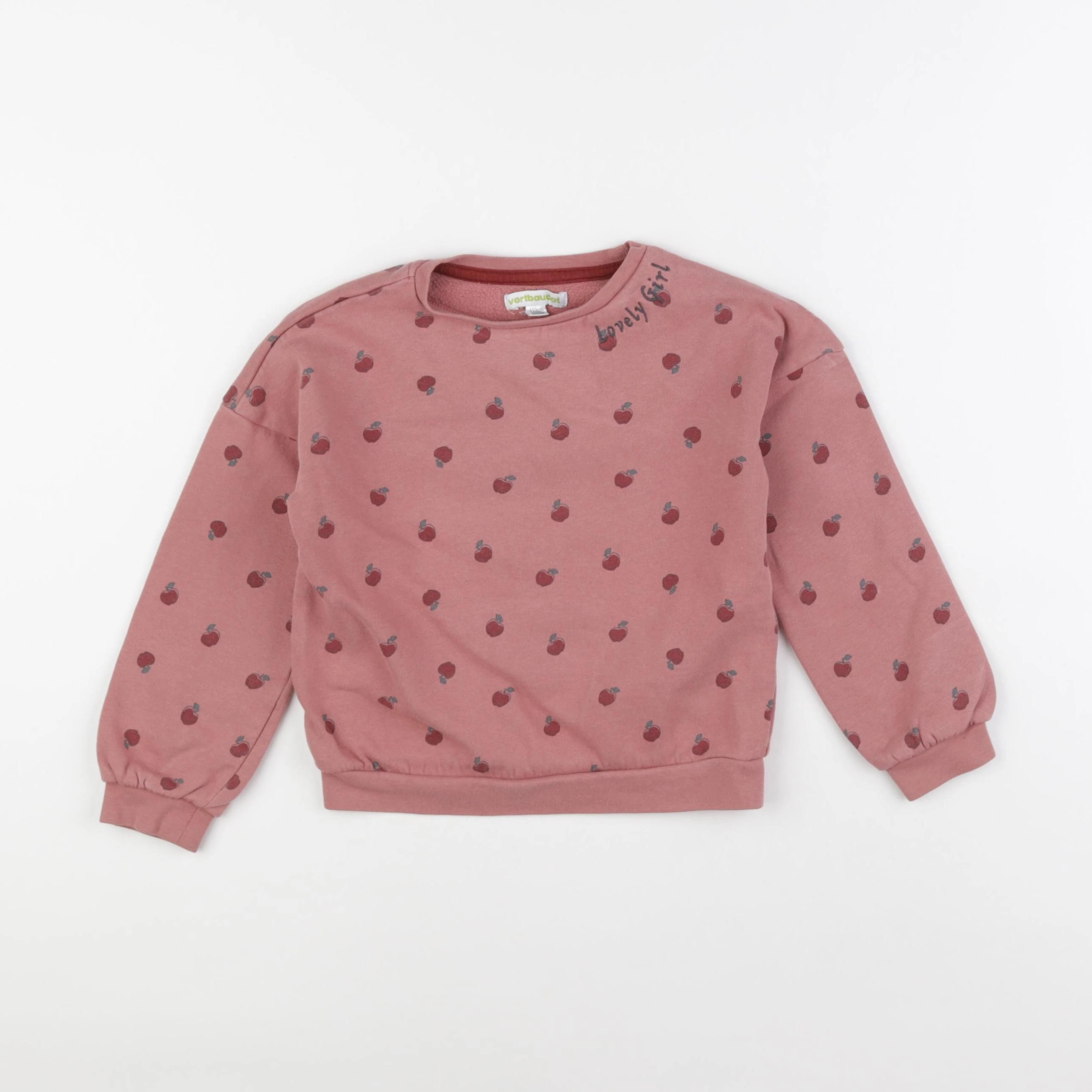 Vertbaudet - sweat rose - 5 ans