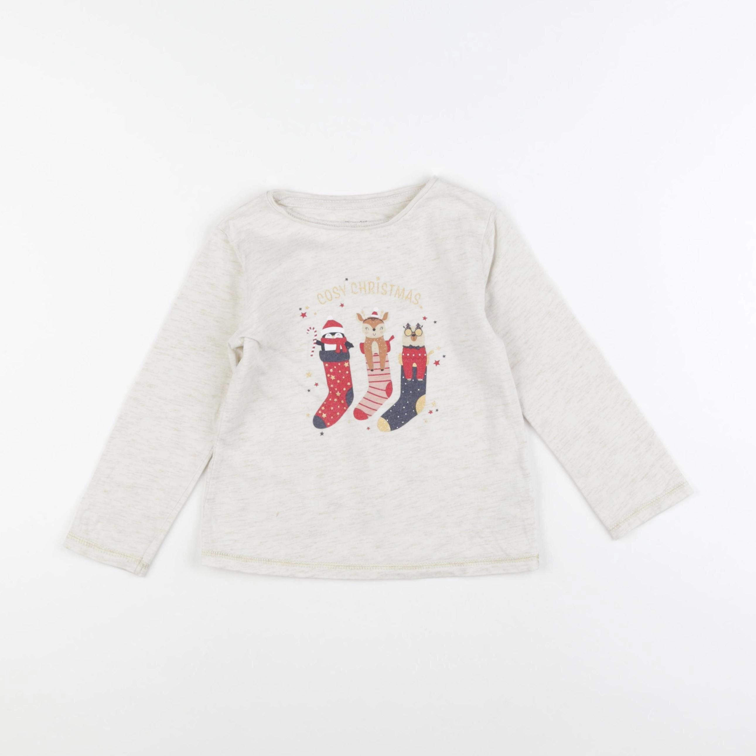 Vertbaudet - tee-shirt multicolore - 4 ans