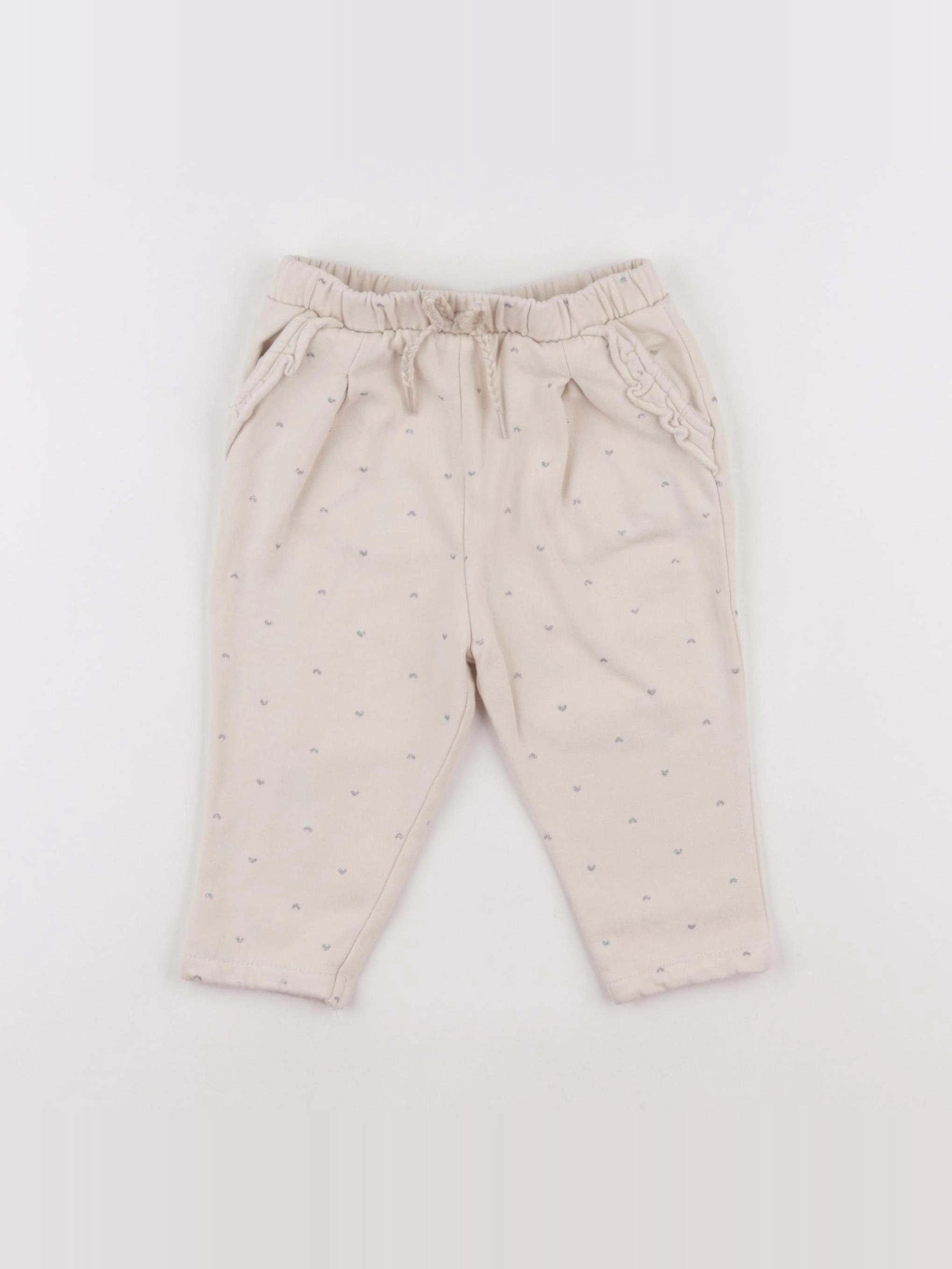 Vertbaudet - jogging beige - 18 mois